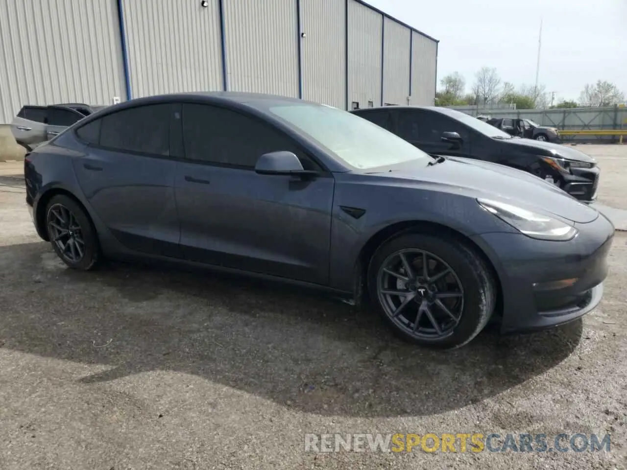 4 fotografías del automóvil dañado 5YJ3E1EB7NF238905 TESLA MODEL 3 2022