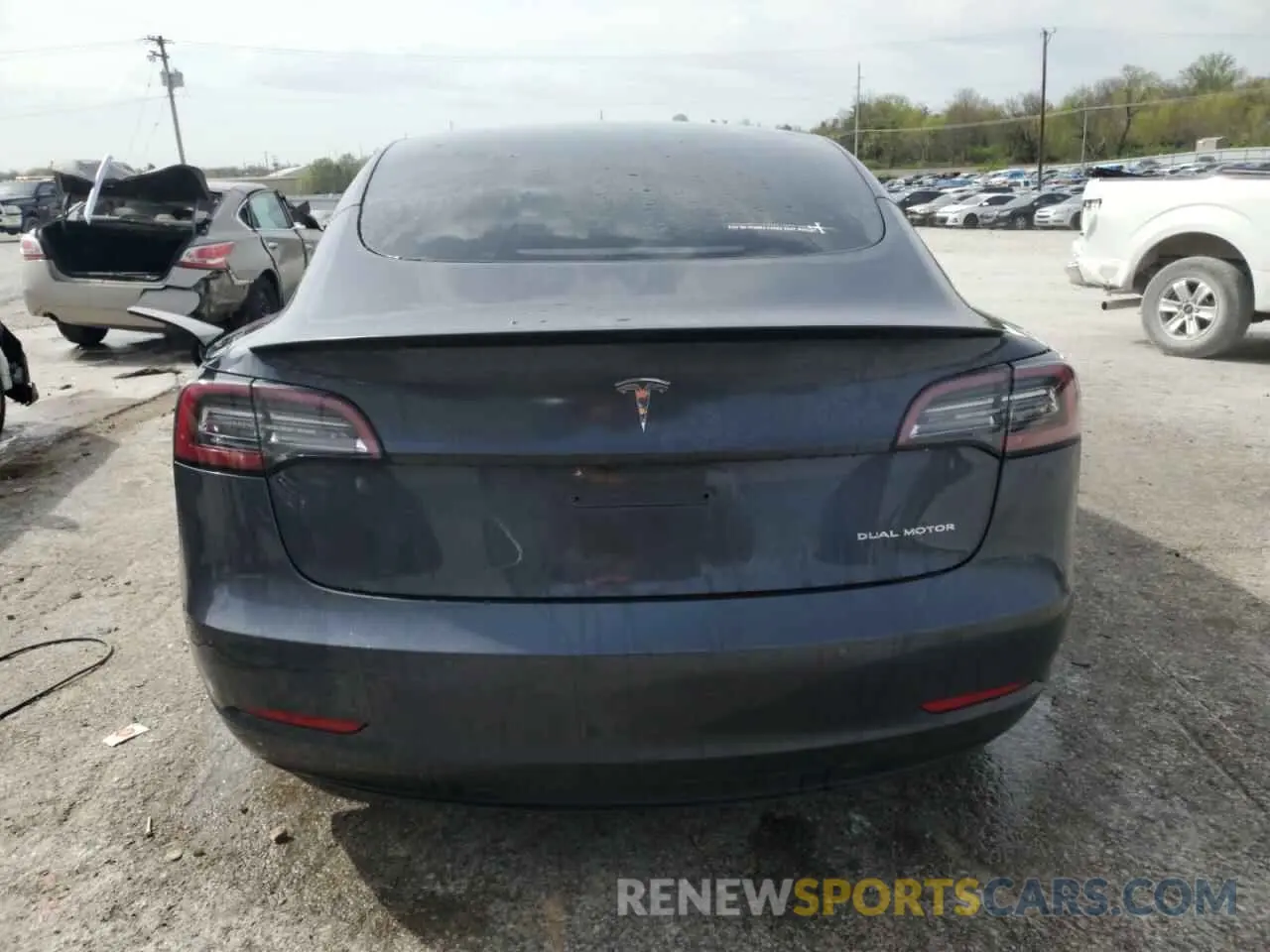 6 fotografías del automóvil dañado 5YJ3E1EB7NF238905 TESLA MODEL 3 2022