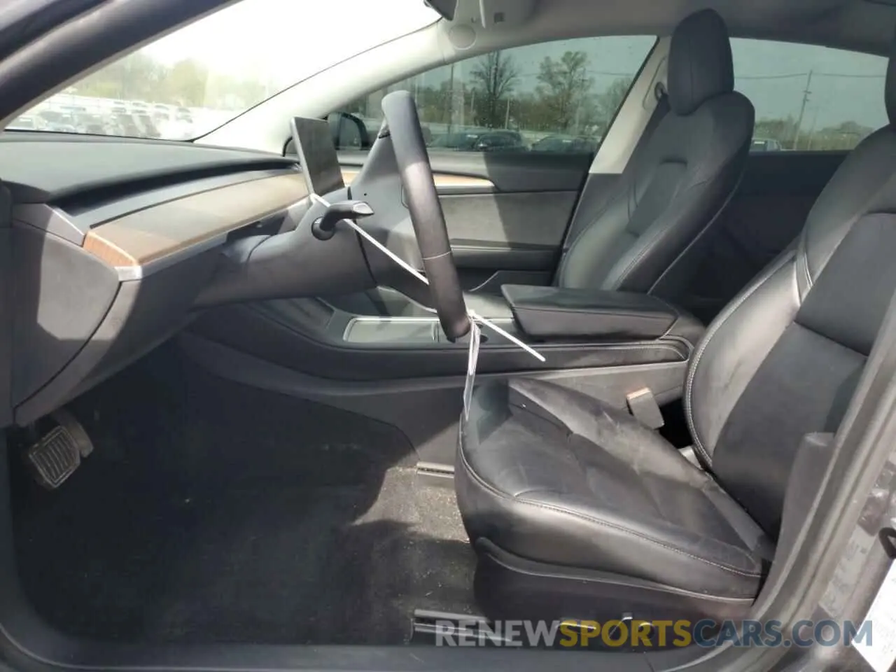 7 fotografías del automóvil dañado 5YJ3E1EB7NF238905 TESLA MODEL 3 2022
