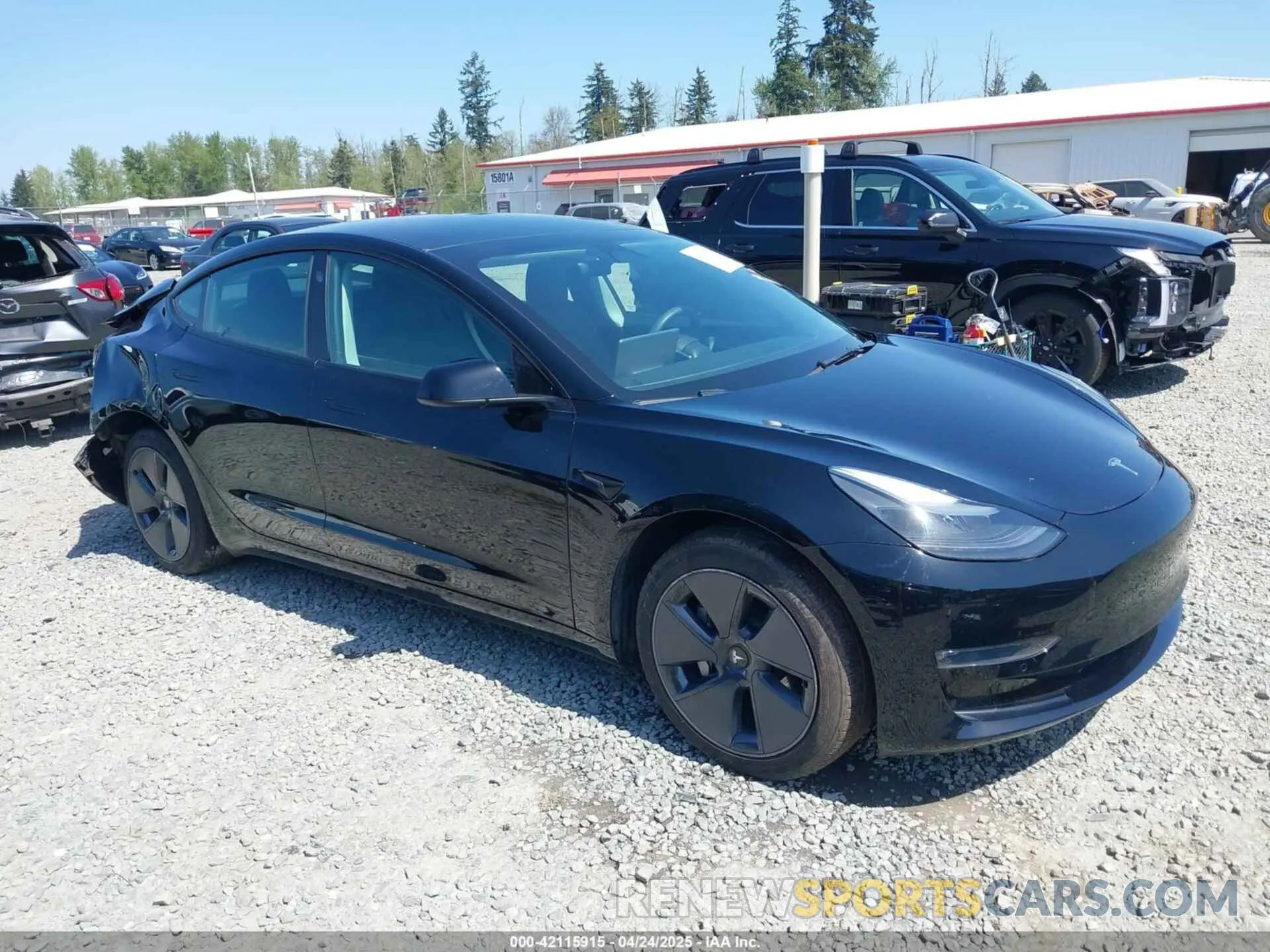 1 fotografías del automóvil dañado 5YJ3E1EB7NF241996 TESLA MODEL 3 2022