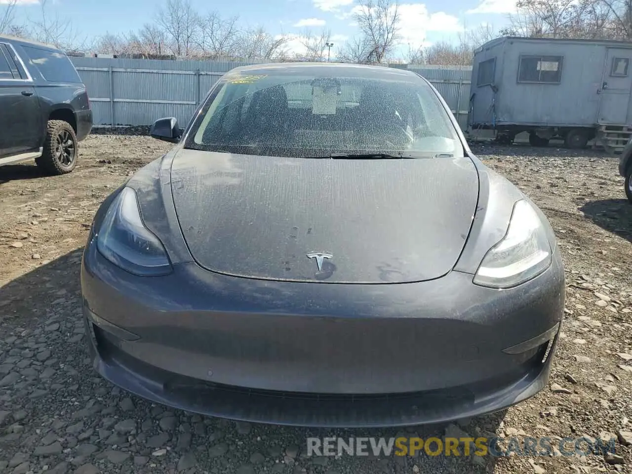 5 fotografías del automóvil dañado 5YJ3E1EB7NF257549 TESLA MODEL 3 2022