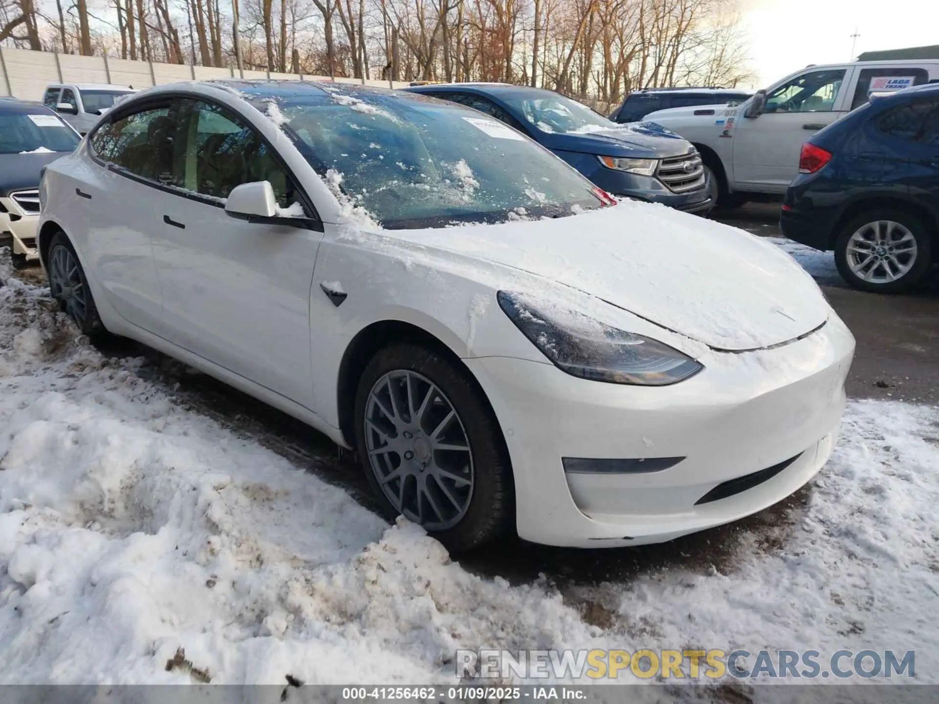 22 fotografías del automóvil dañado 5YJ3E1EB7NF283763 TESLA MODEL 3 2022