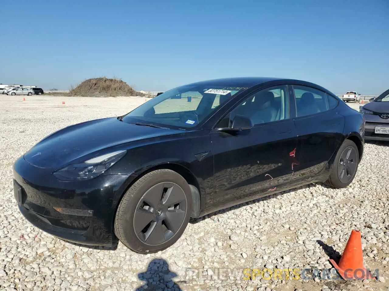 1 fotografías del automóvil dañado 5YJ3E1EB7NF287540 TESLA MODEL 3 2022