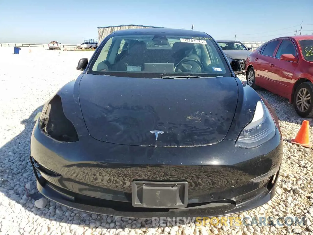 5 fotografías del automóvil dañado 5YJ3E1EB7NF287540 TESLA MODEL 3 2022
