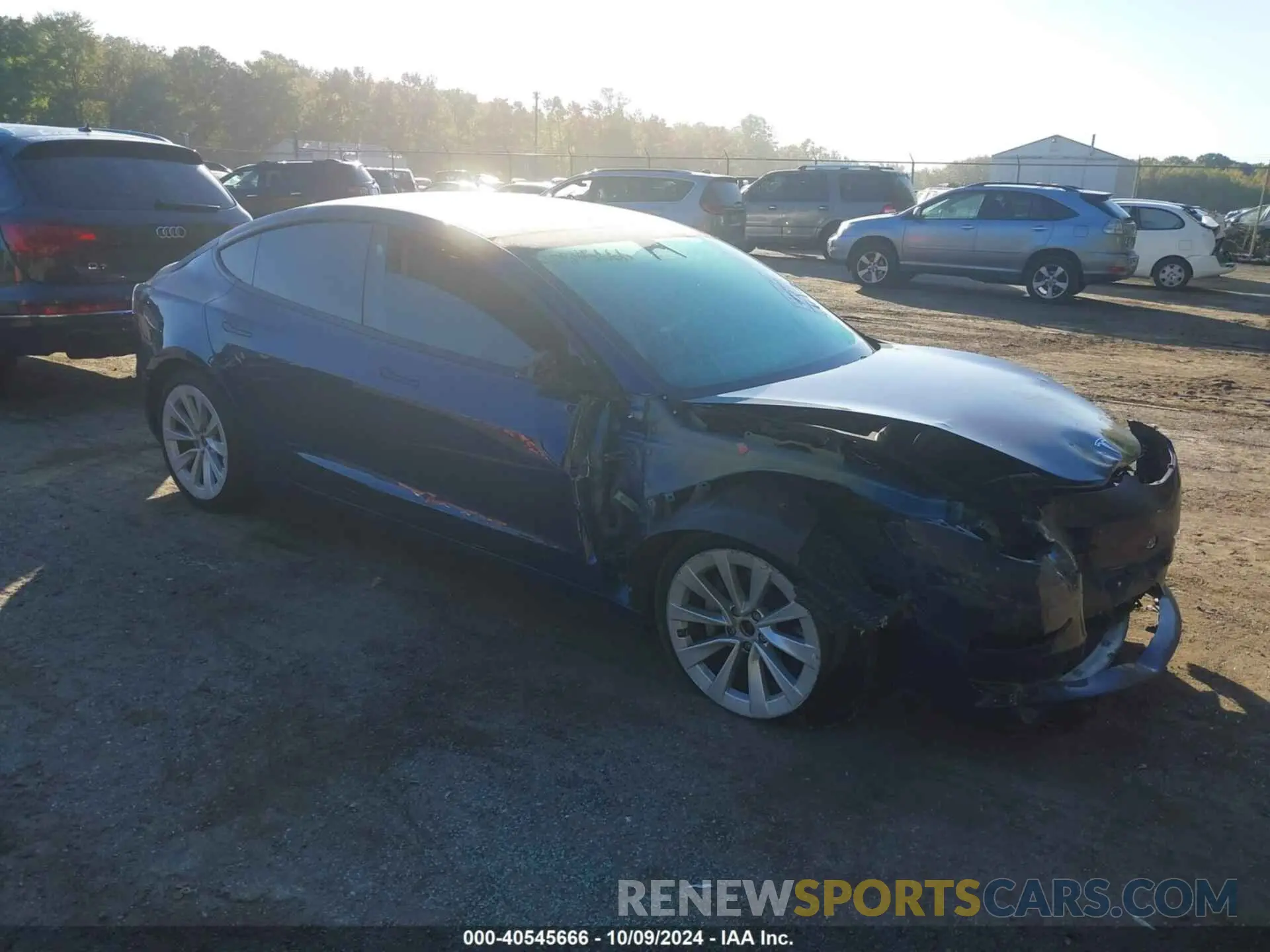 1 fotografías del automóvil dañado 5YJ3E1EB7NF289420 TESLA MODEL 3 2022