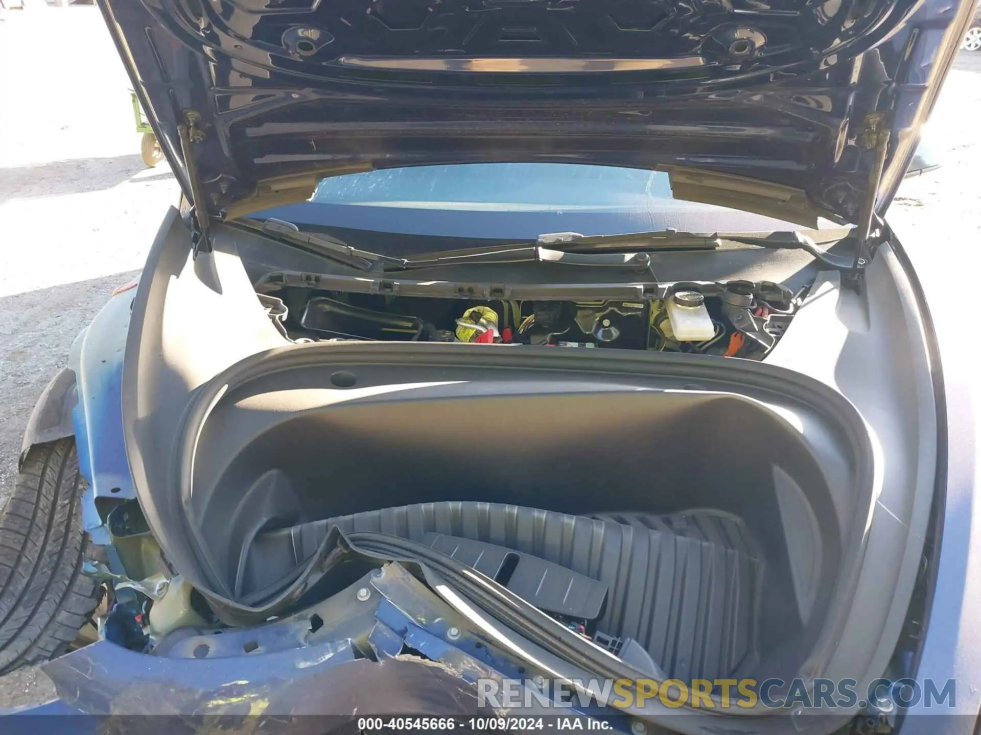 10 fotografías del automóvil dañado 5YJ3E1EB7NF289420 TESLA MODEL 3 2022