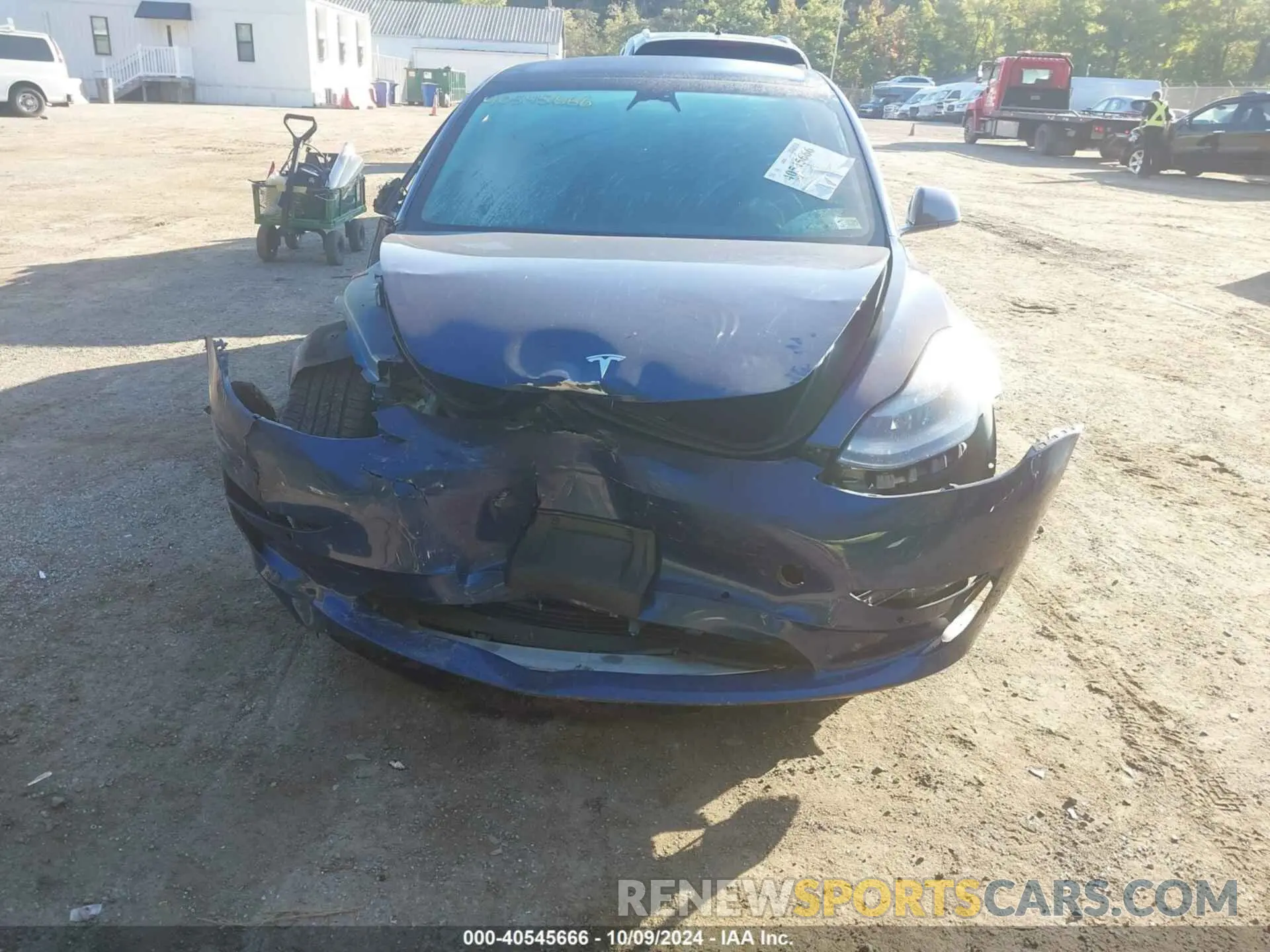 13 fotografías del automóvil dañado 5YJ3E1EB7NF289420 TESLA MODEL 3 2022
