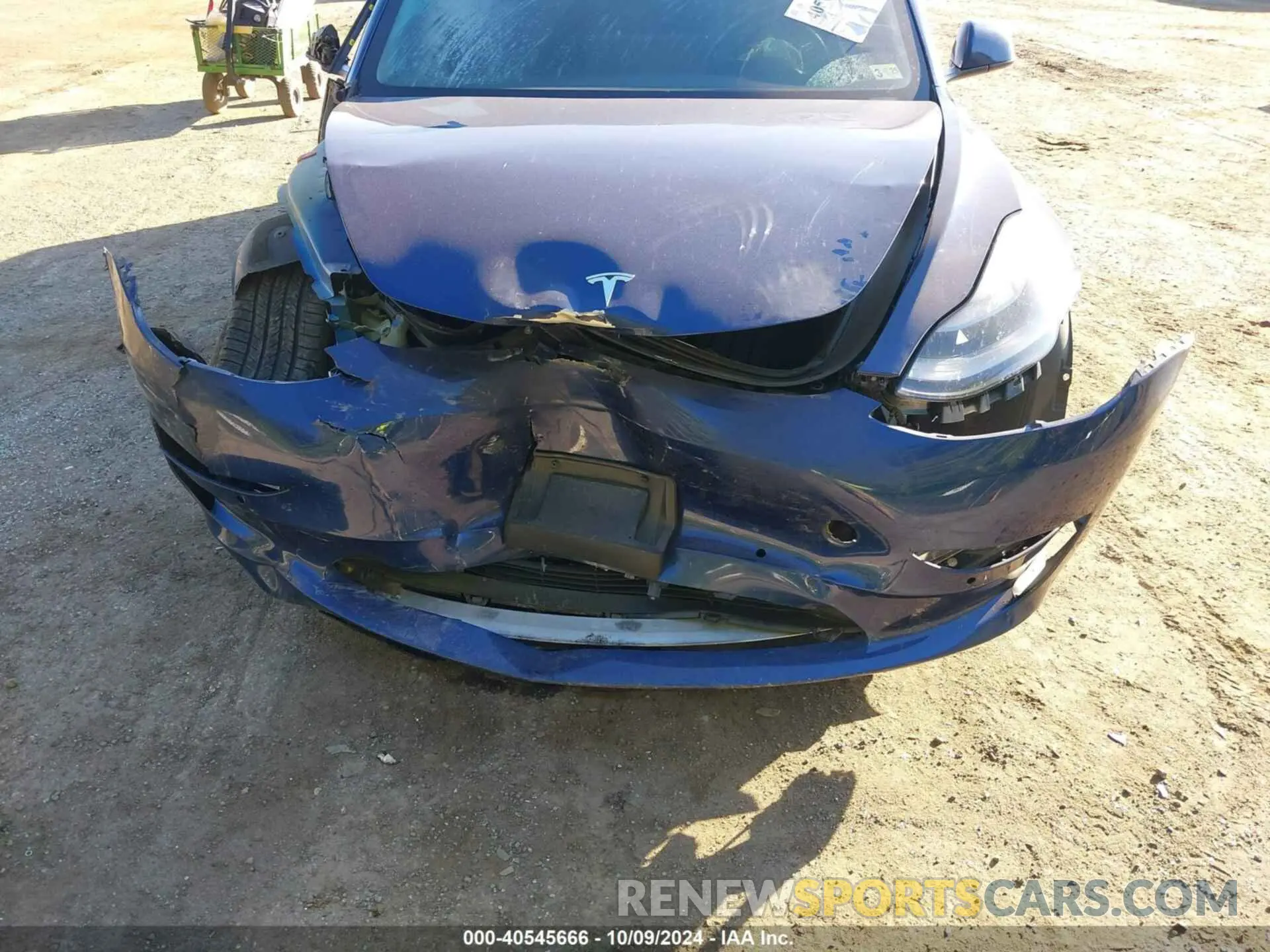 6 fotografías del automóvil dañado 5YJ3E1EB7NF289420 TESLA MODEL 3 2022