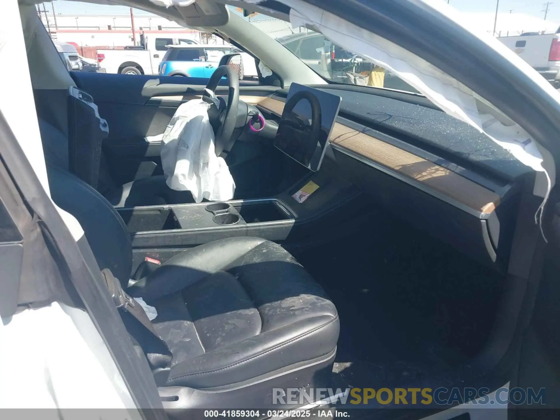 5 fotografías del automóvil dañado 5YJ3E1EB7NF298456 TESLA MODEL 3 2022