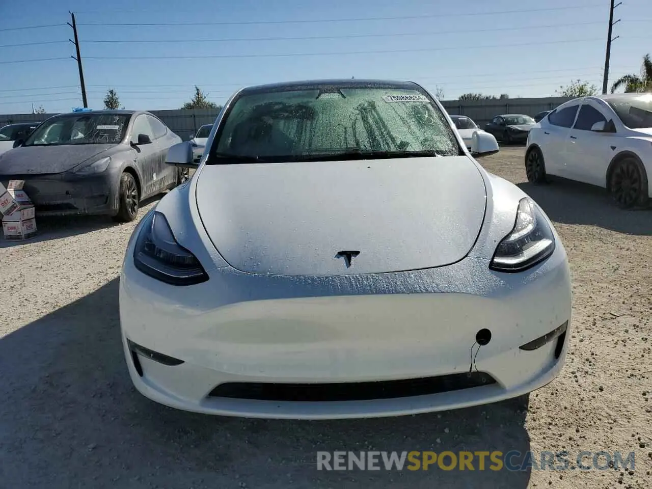 5 fotografías del automóvil dañado 5YJ3E1EB7NF320648 TESLA MODEL 3 2022