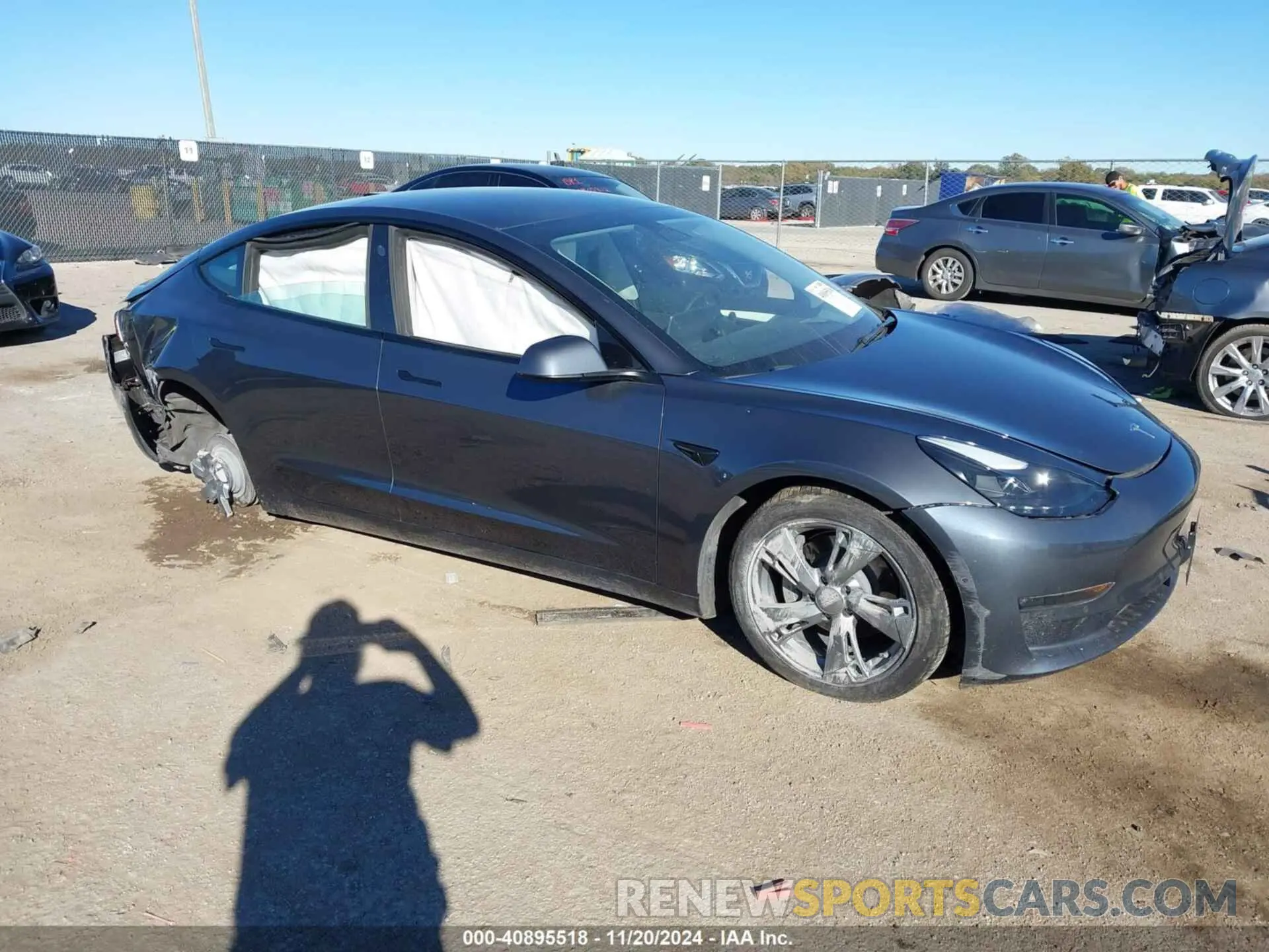 1 fotografías del automóvil dañado 5YJ3E1EB7NF342276 TESLA MODEL 3 2022