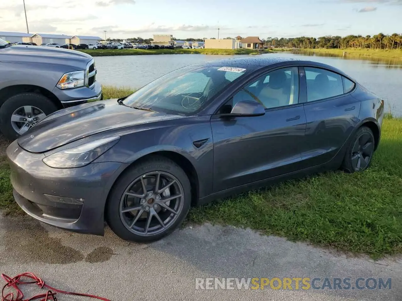 1 fotografías del automóvil dañado 5YJ3E1EB8NF104288 TESLA MODEL 3 2022