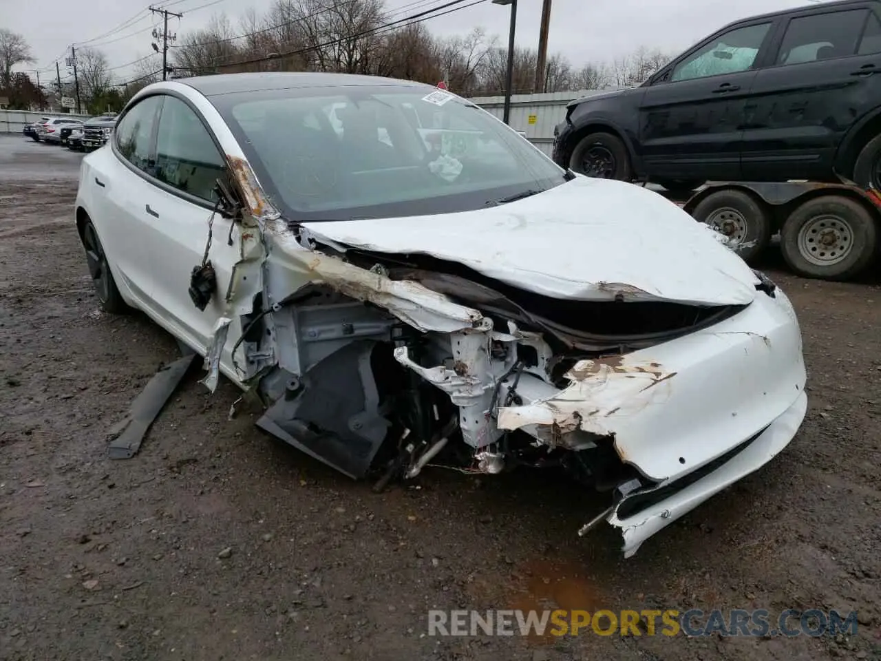 1 fotografías del automóvil dañado 5YJ3E1EB8NF106915 TESLA MODEL 3 2022