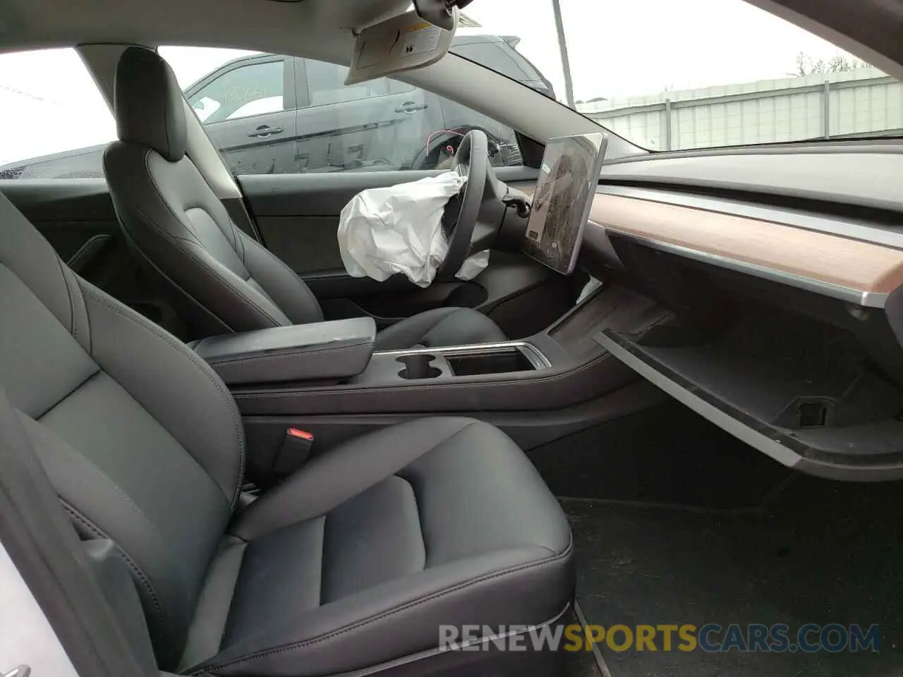 5 fotografías del automóvil dañado 5YJ3E1EB8NF106915 TESLA MODEL 3 2022