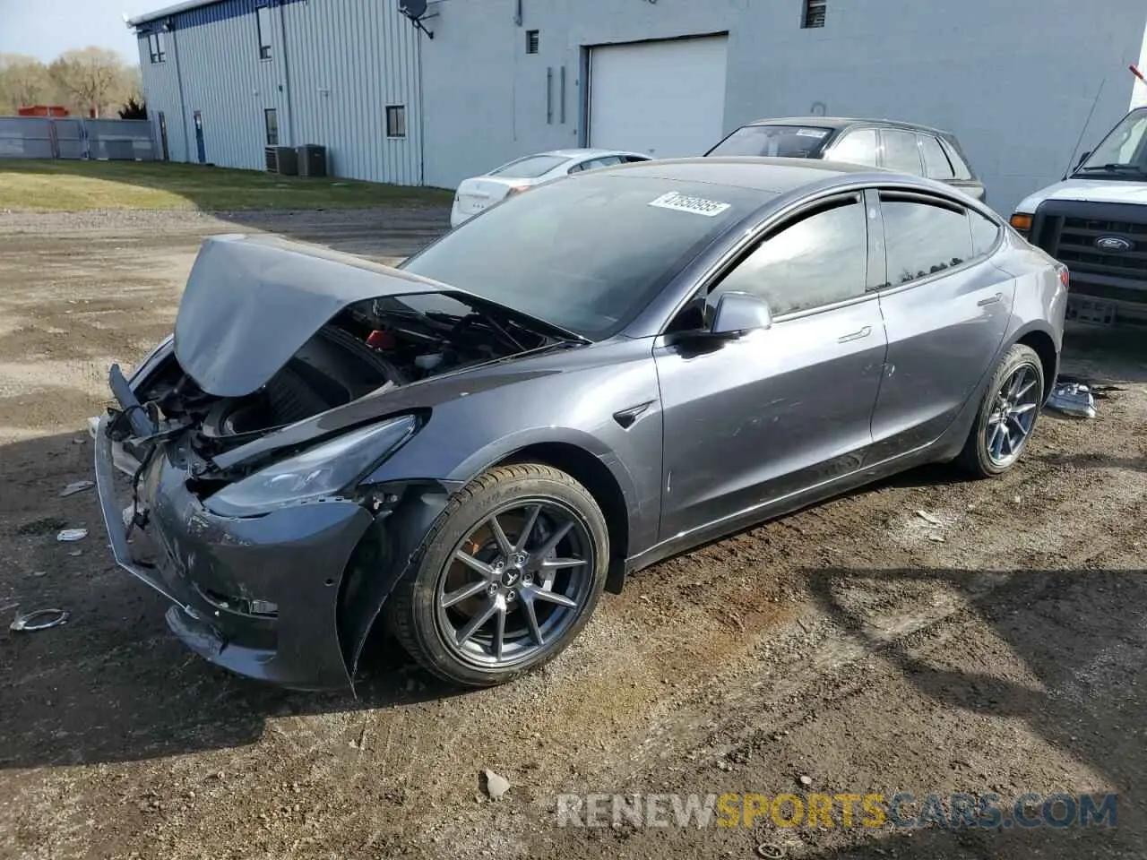 1 fotografías del automóvil dañado 5YJ3E1EB8NF116800 TESLA MODEL 3 2022