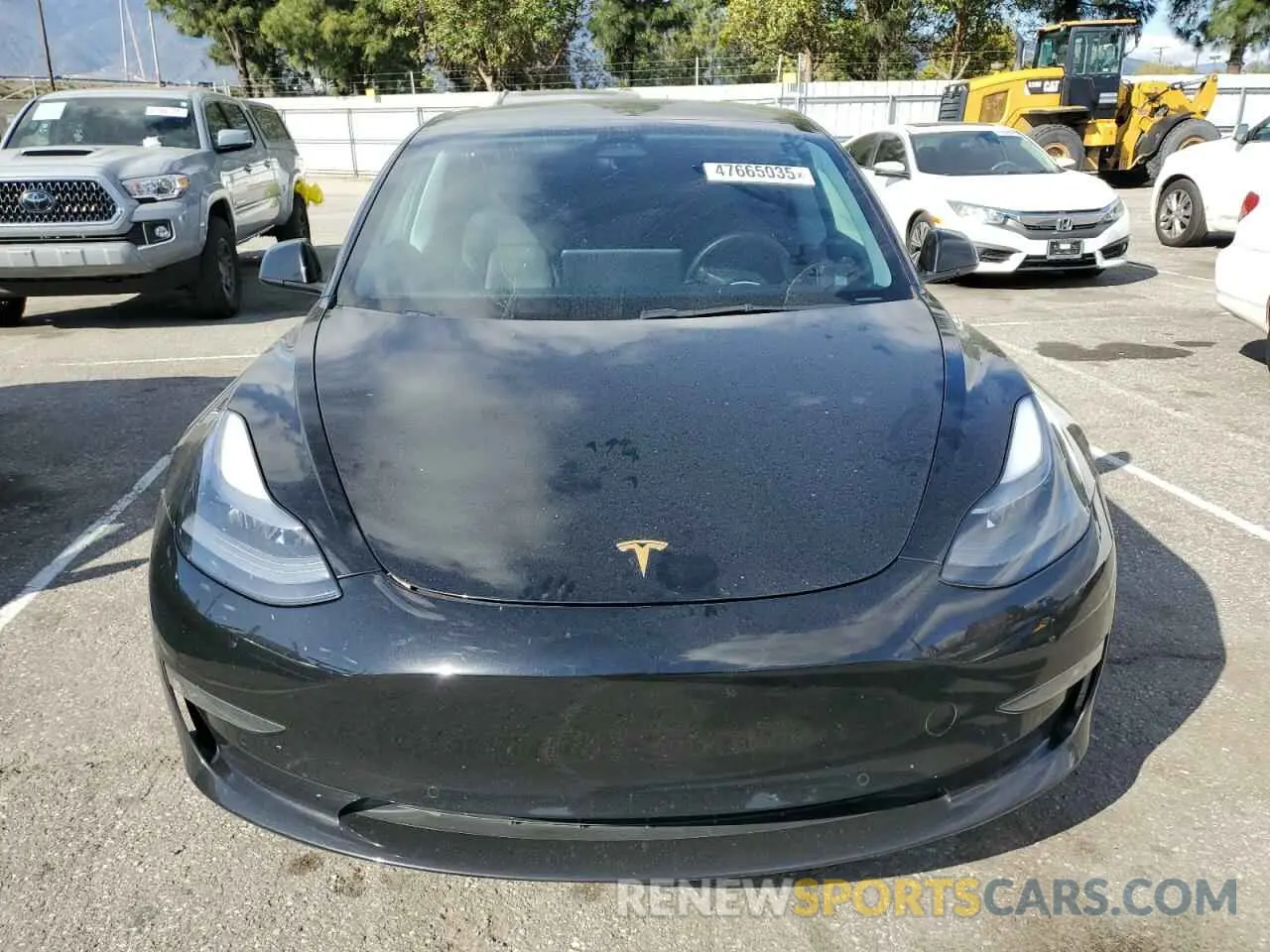 5 fotografías del automóvil dañado 5YJ3E1EB8NF125934 TESLA MODEL 3 2022