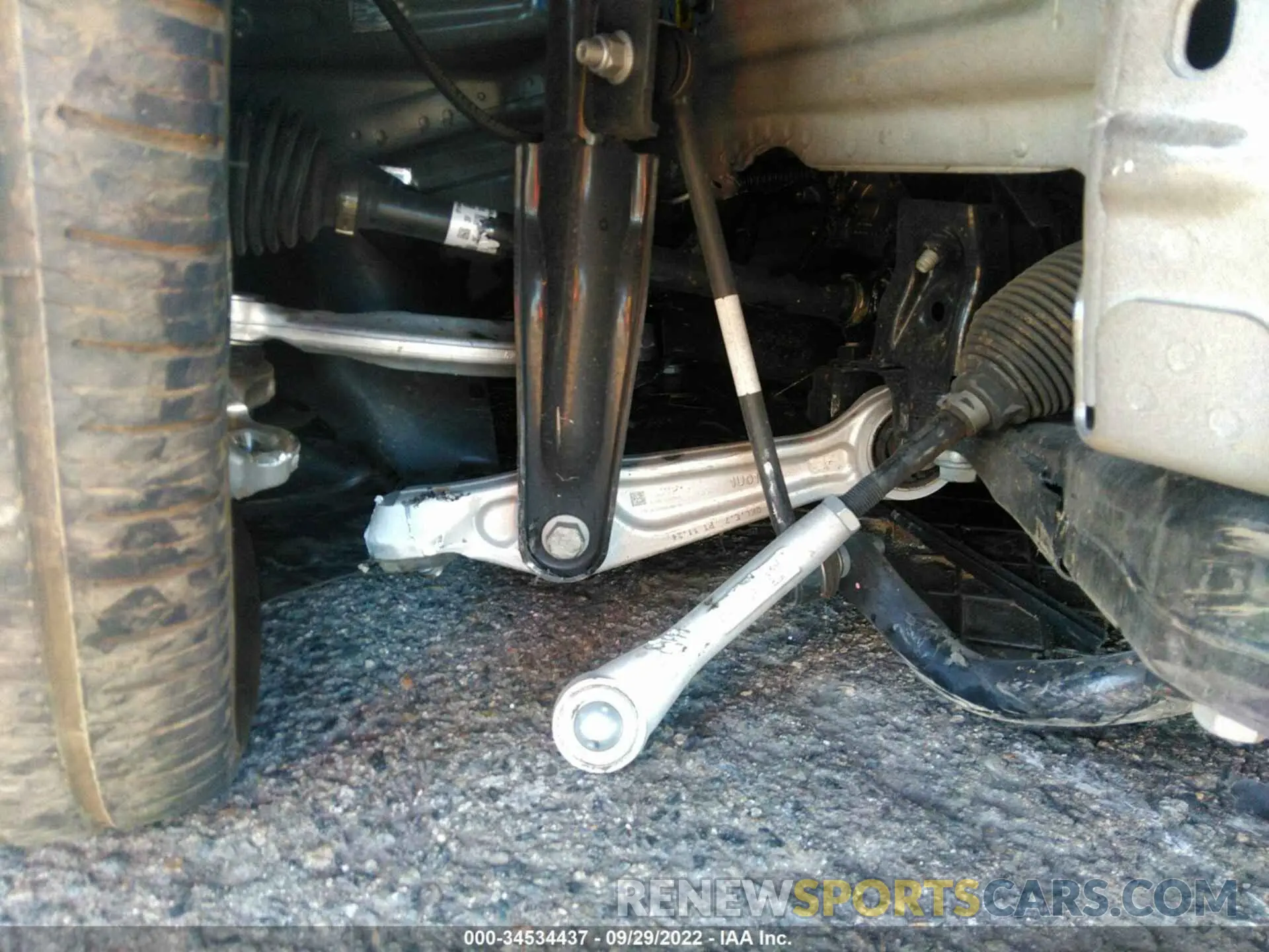 6 fotografías del automóvil dañado 5YJ3E1EB8NF134455 TESLA MODEL 3 2022