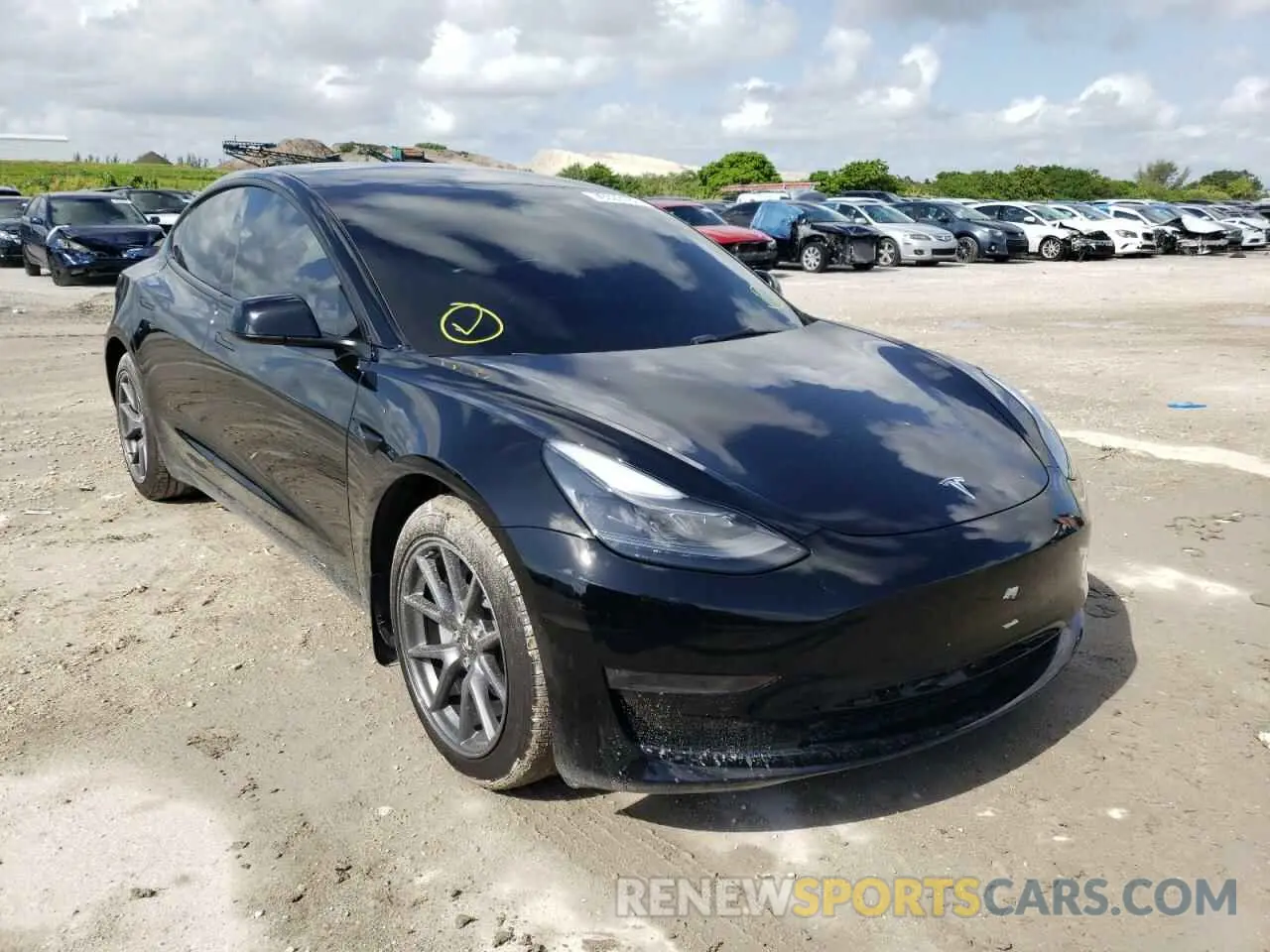 1 fotografías del automóvil dañado 5YJ3E1EB8NF152387 TESLA MODEL 3 2022