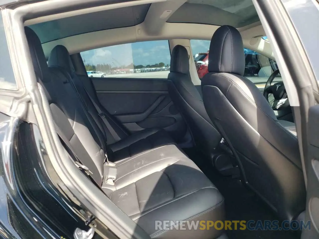 6 fotografías del automóvil dañado 5YJ3E1EB8NF152387 TESLA MODEL 3 2022