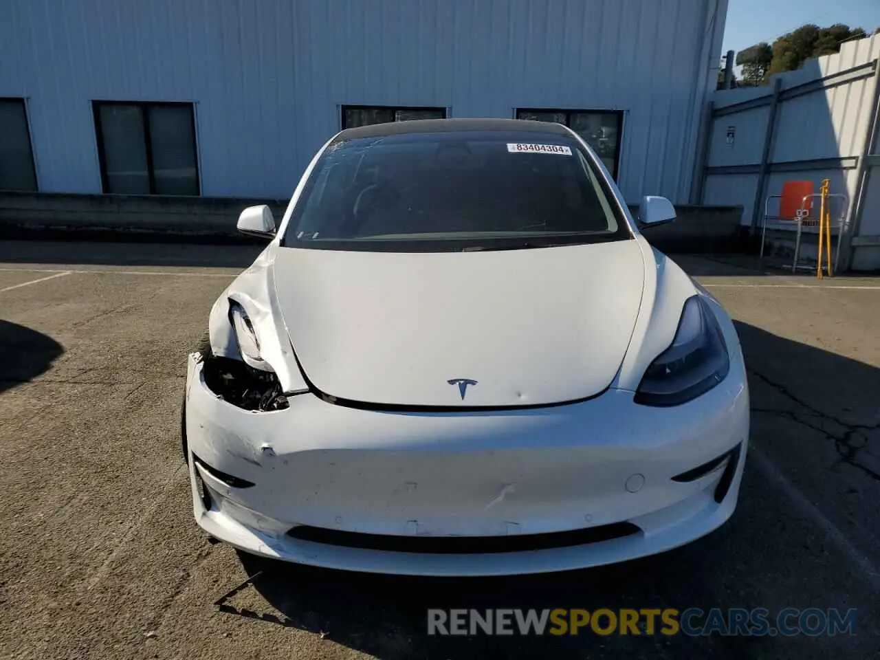 5 fotografías del automóvil dañado 5YJ3E1EB8NF166211 TESLA MODEL 3 2022