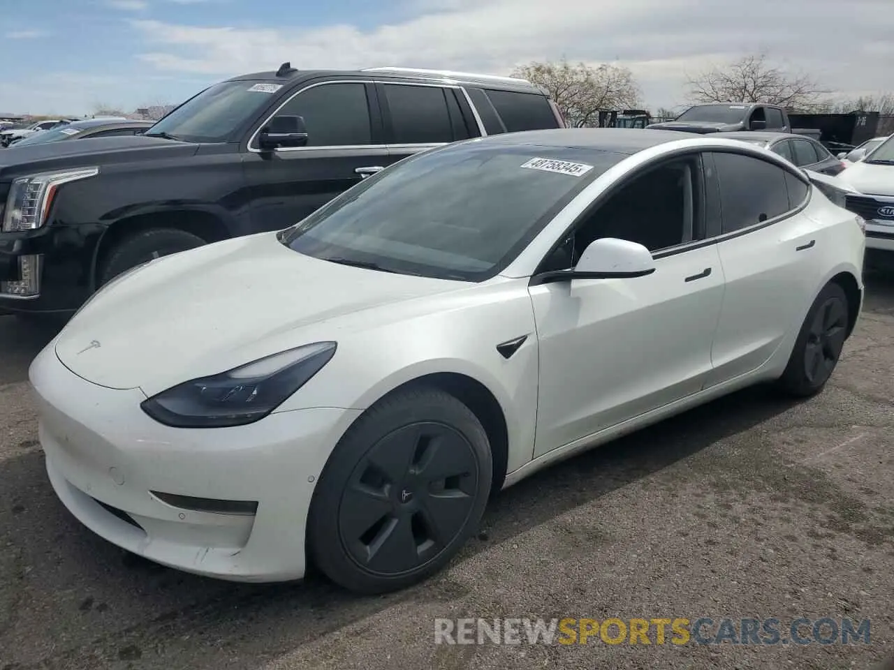 1 fotografías del automóvil dañado 5YJ3E1EB8NF169819 TESLA MODEL 3 2022