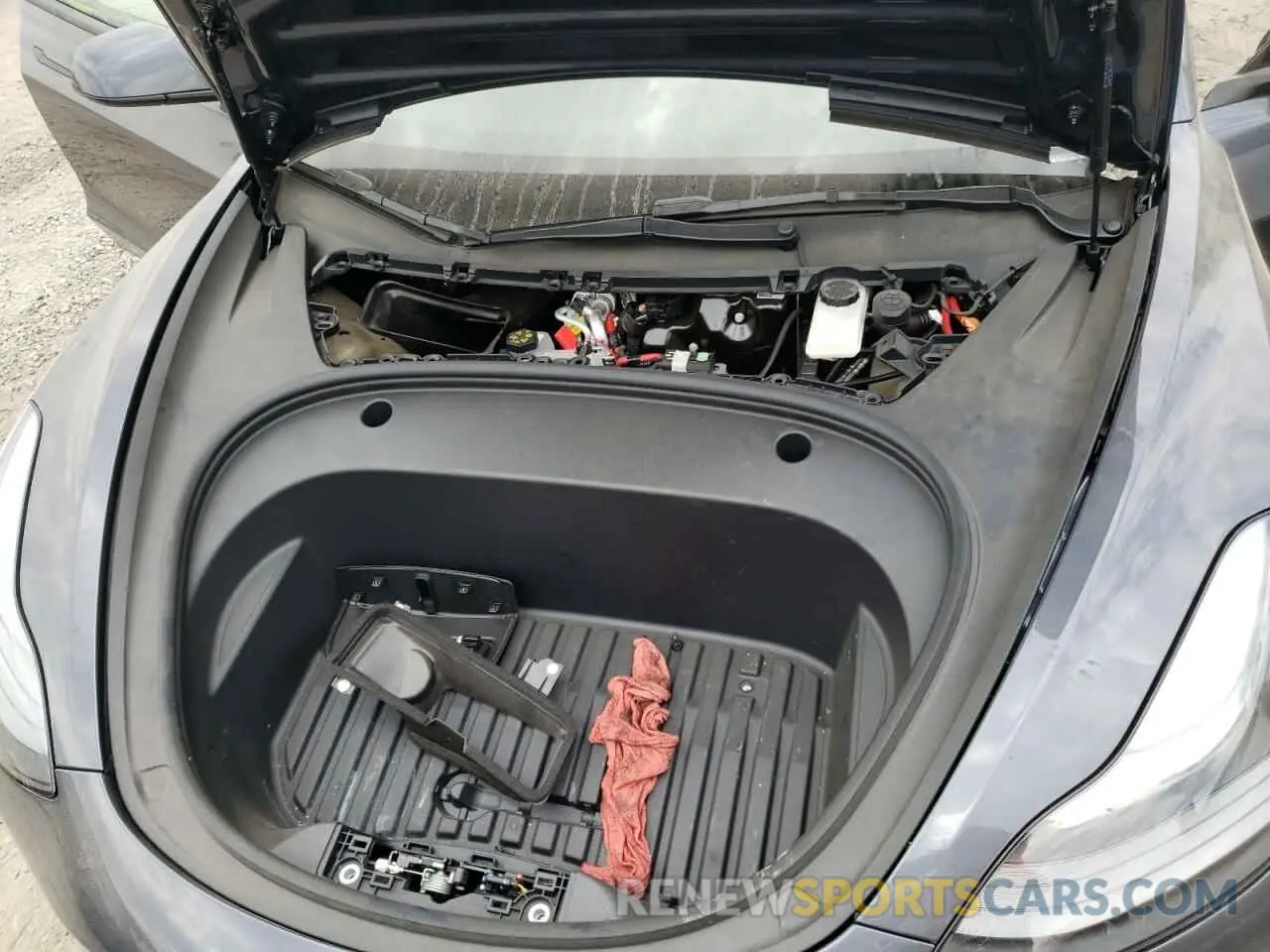7 fotografías del automóvil dañado 5YJ3E1EB8NF188497 TESLA MODEL 3 2022