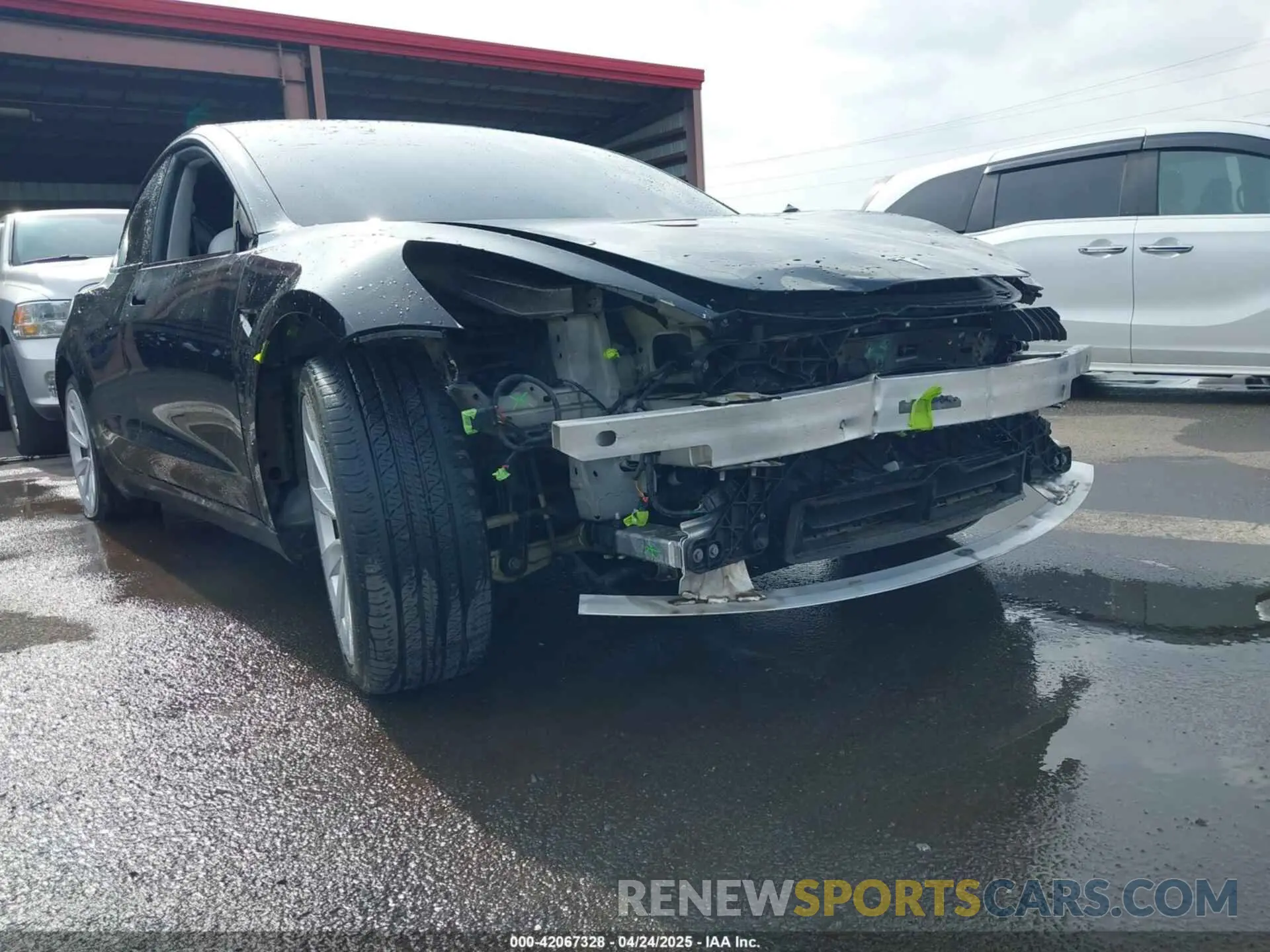 20 fotografías del automóvil dañado 5YJ3E1EB8NF197023 TESLA MODEL 3 2022