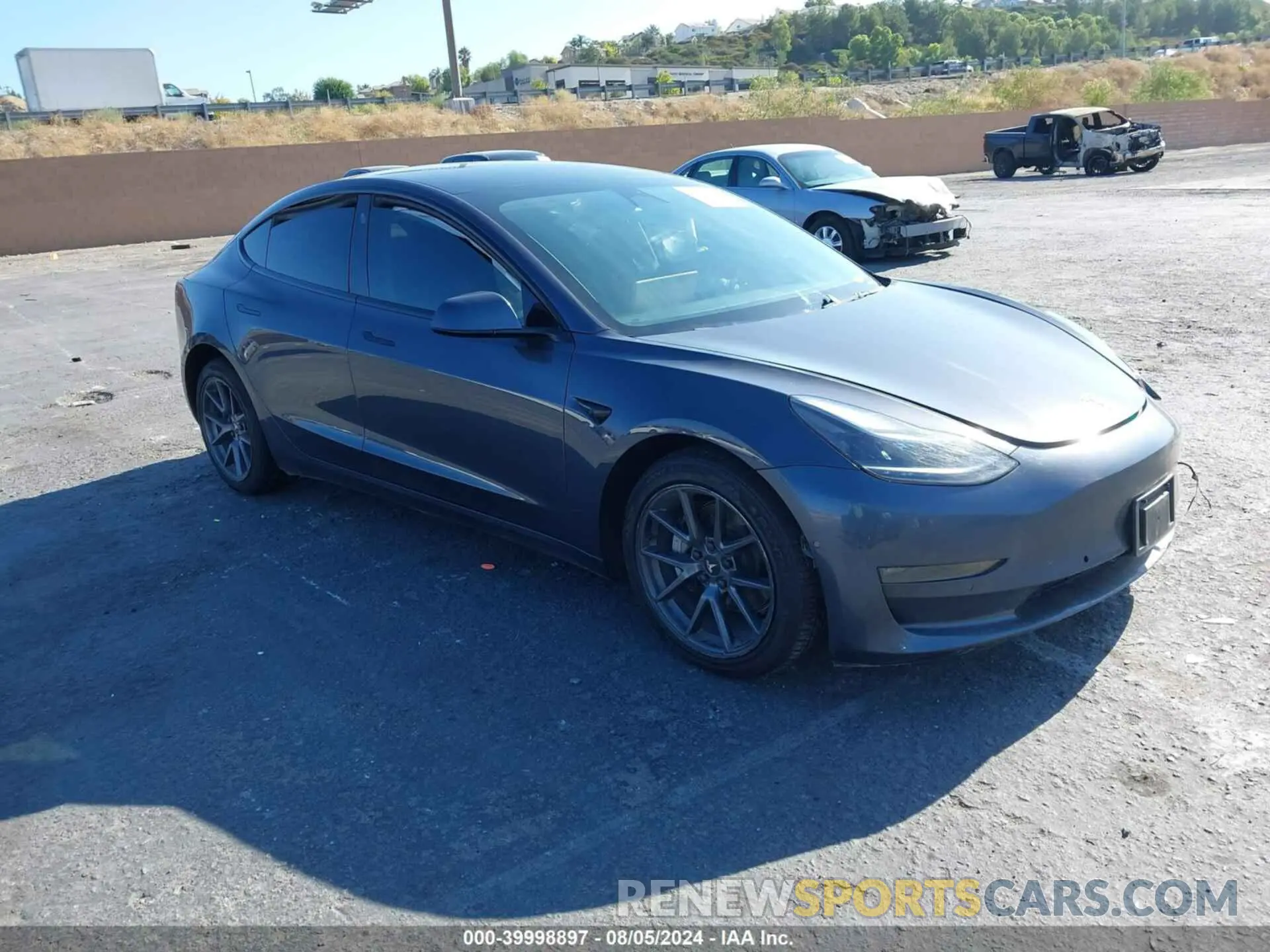 1 fotografías del automóvil dañado 5YJ3E1EB8NF206593 TESLA MODEL 3 2022
