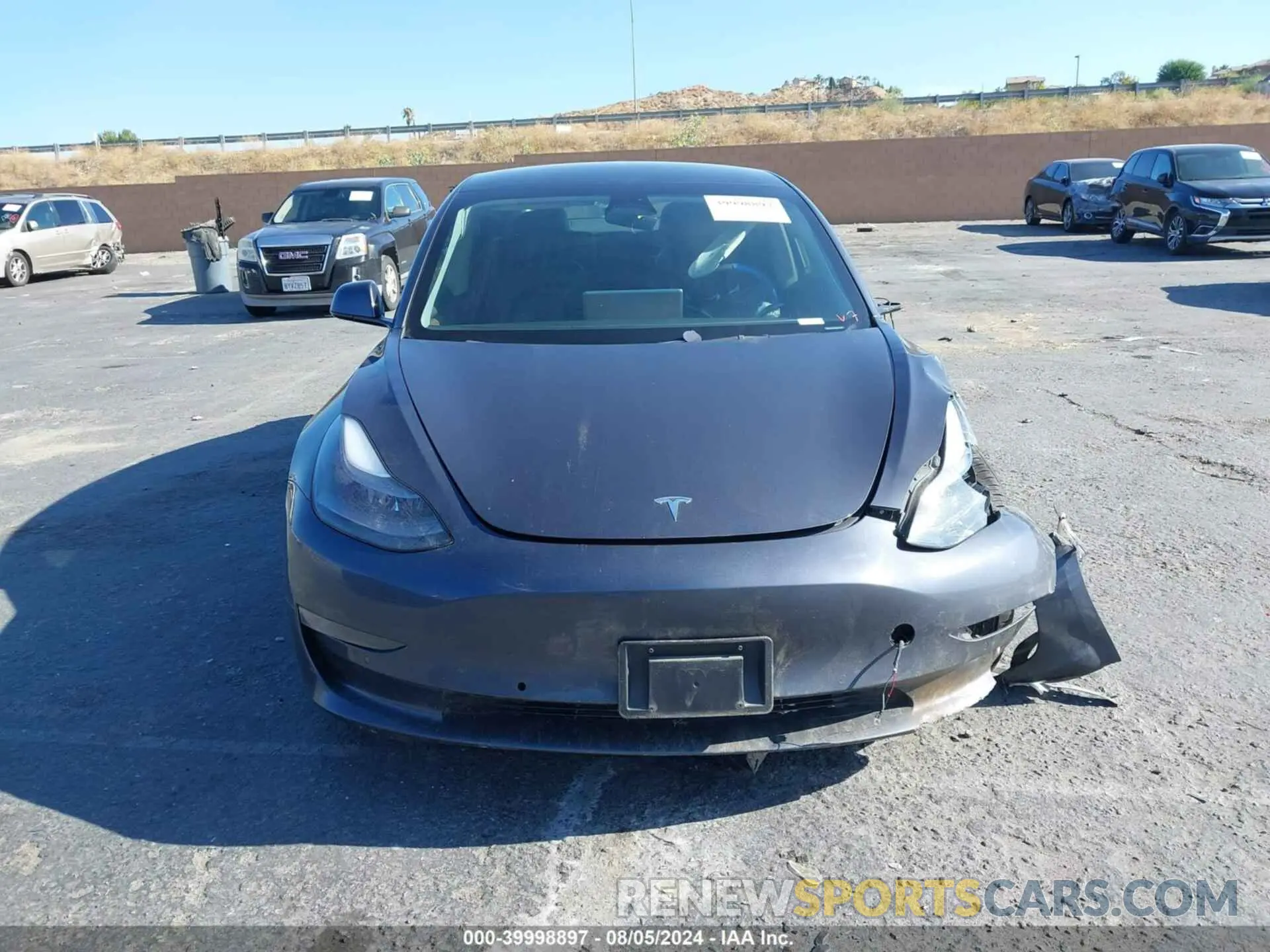 11 fotografías del automóvil dañado 5YJ3E1EB8NF206593 TESLA MODEL 3 2022