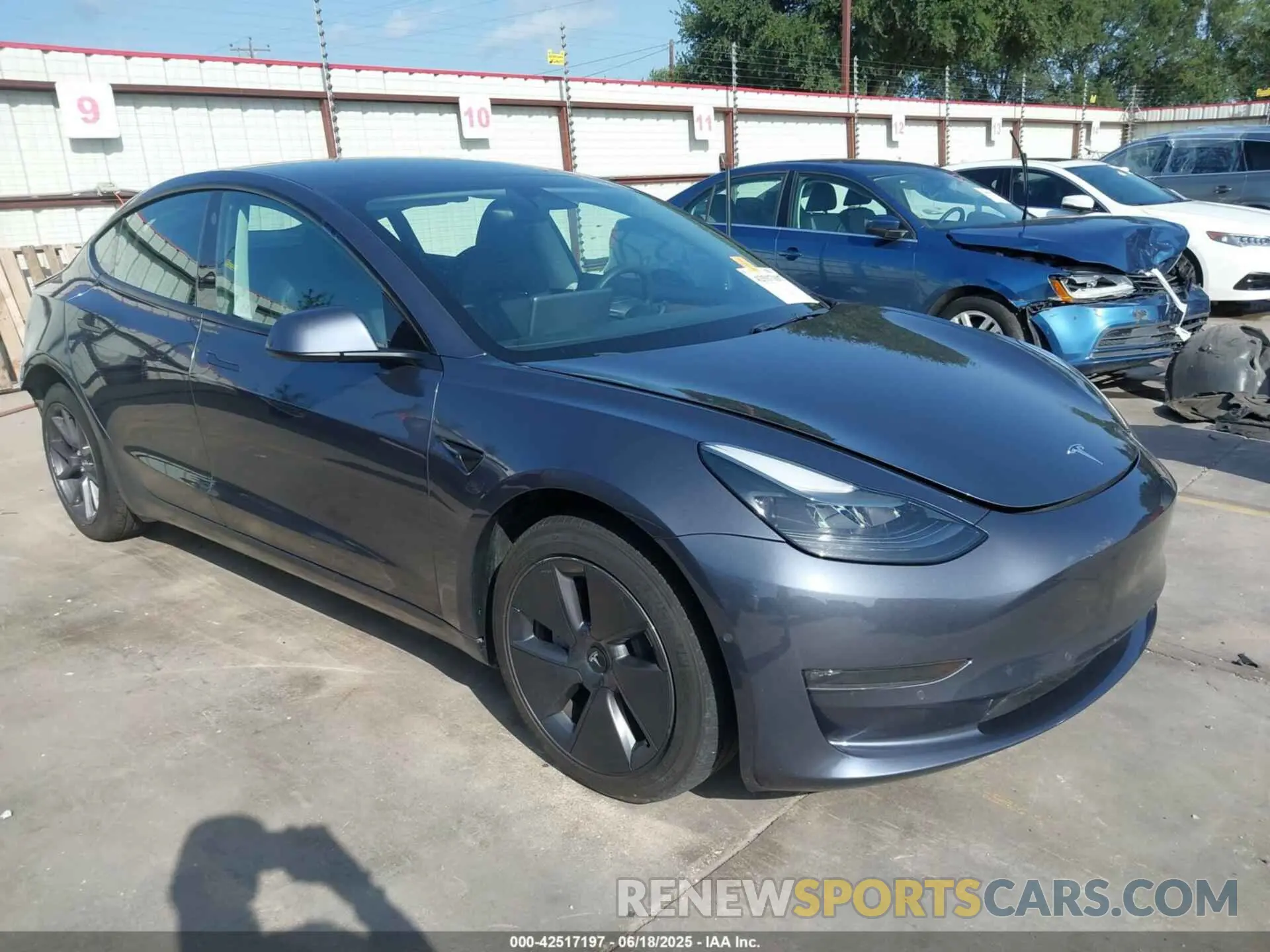 1 fotografías del automóvil dañado 5YJ3E1EB8NF206951 TESLA MODEL 3 2022