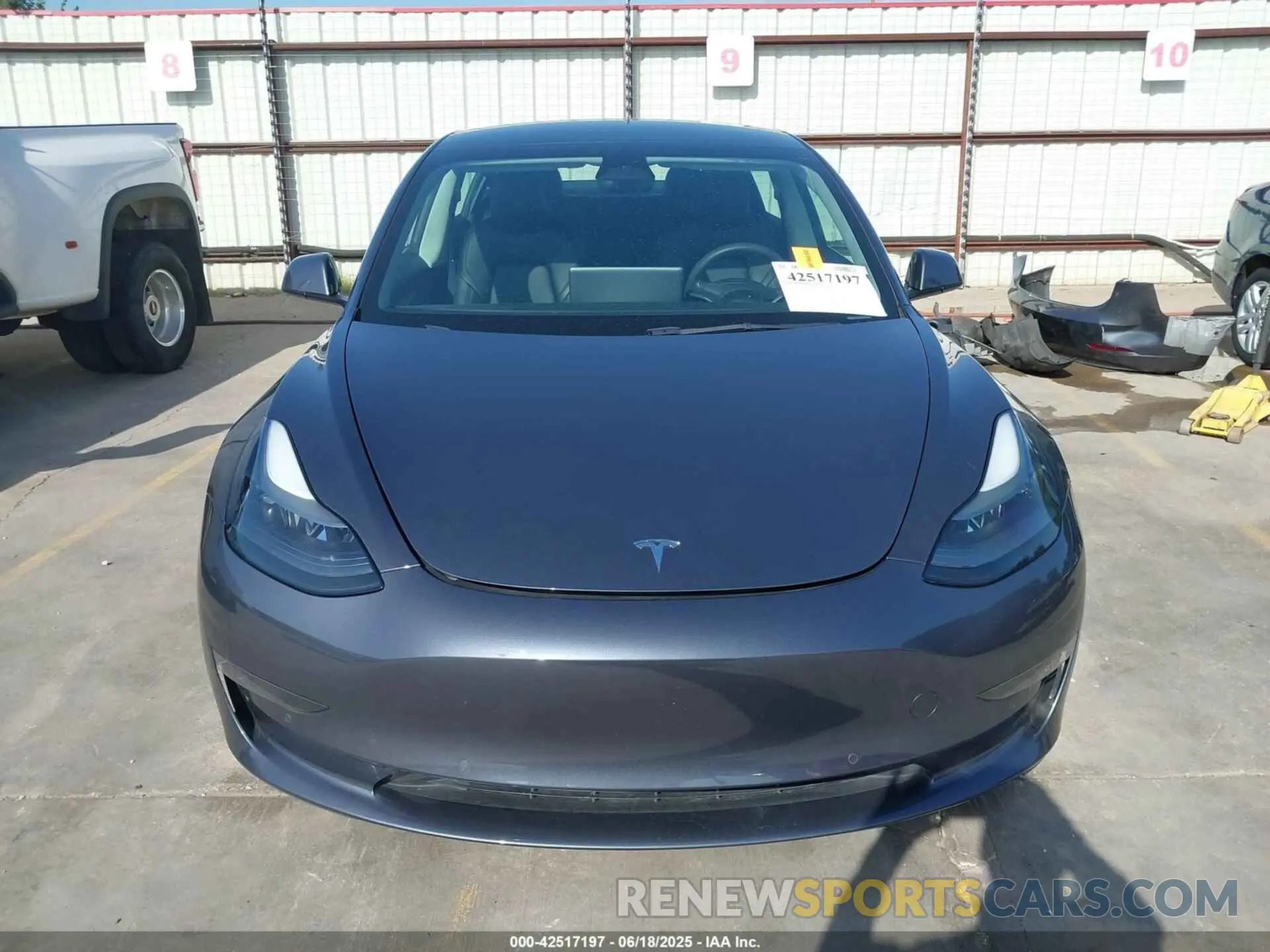 12 fotografías del automóvil dañado 5YJ3E1EB8NF206951 TESLA MODEL 3 2022