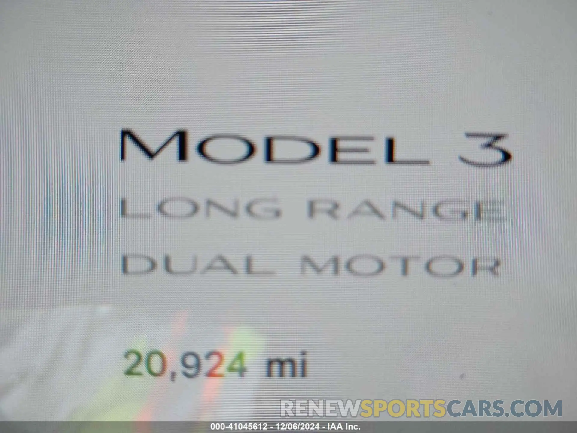 15 fotografías del automóvil dañado 5YJ3E1EB8NF212071 TESLA MODEL 3 2022