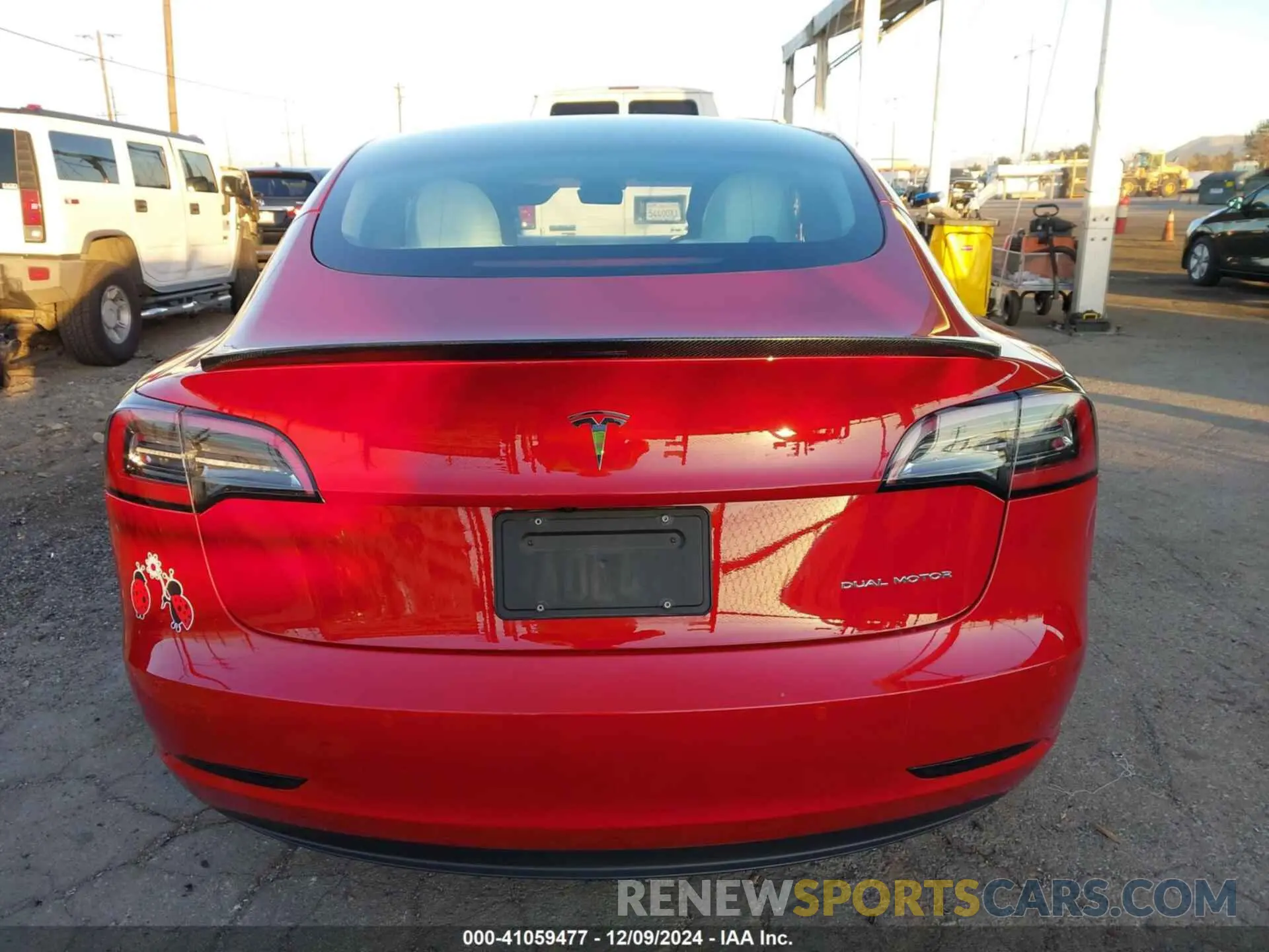 15 fotografías del automóvil dañado 5YJ3E1EB8NF213205 TESLA MODEL 3 2022