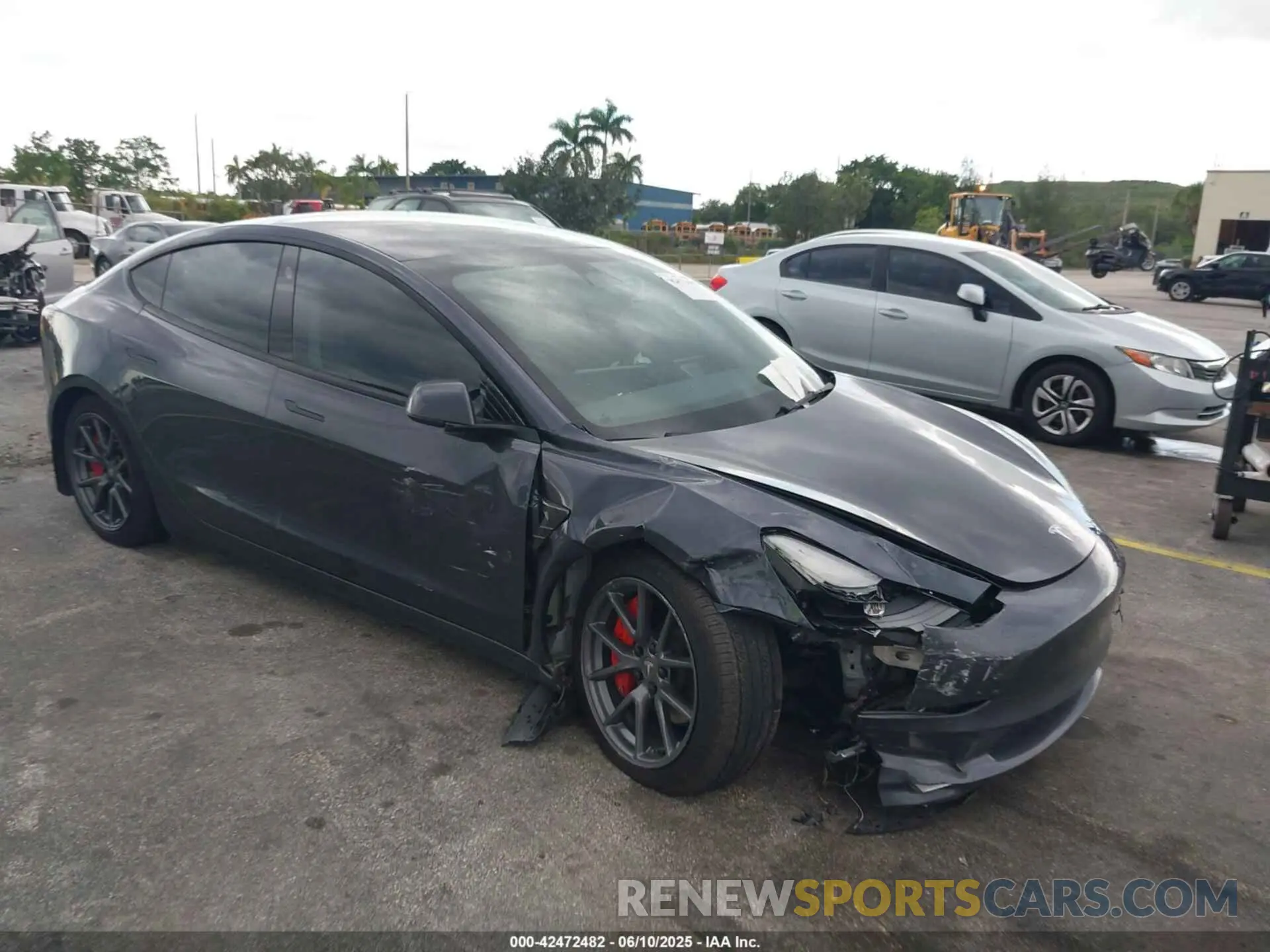 1 fotografías del automóvil dañado 5YJ3E1EB8NF247242 TESLA MODEL 3 2022