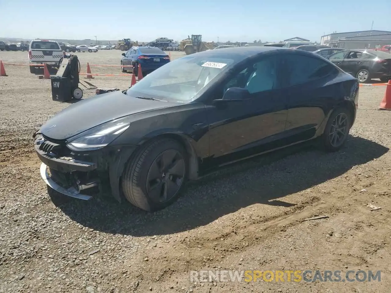 1 fotografías del automóvil dañado 5YJ3E1EB8NF255373 TESLA MODEL 3 2022