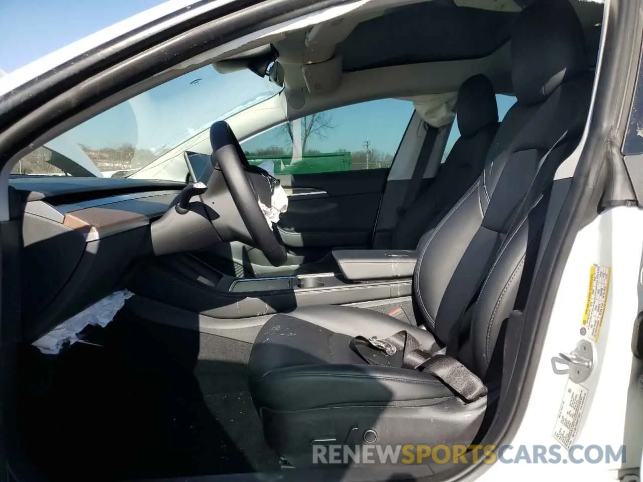 7 fotografías del automóvil dañado 5YJ3E1EB8NF273050 TESLA MODEL 3 2022