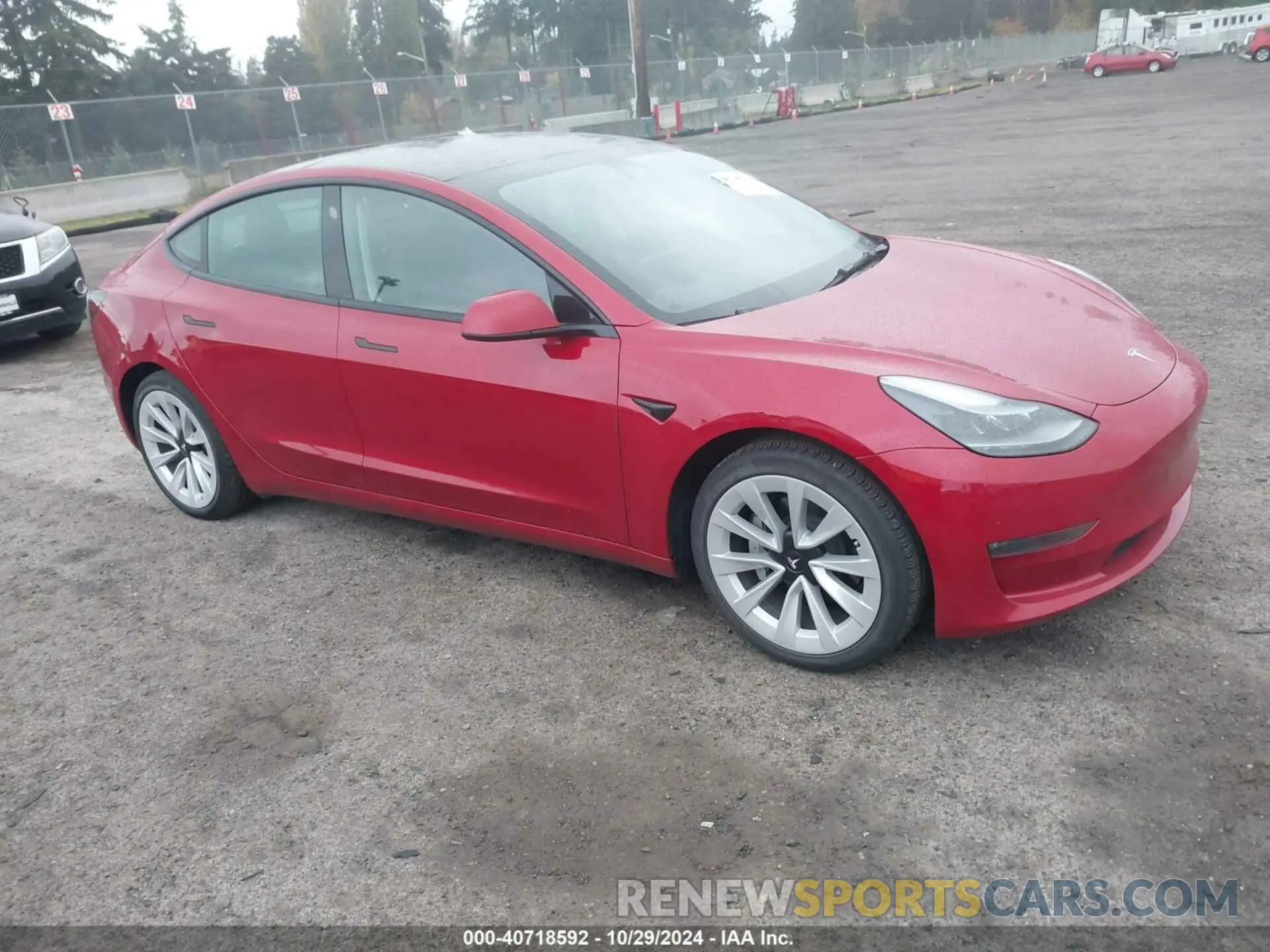 1 fotografías del automóvil dañado 5YJ3E1EB8NF273081 TESLA MODEL 3 2022