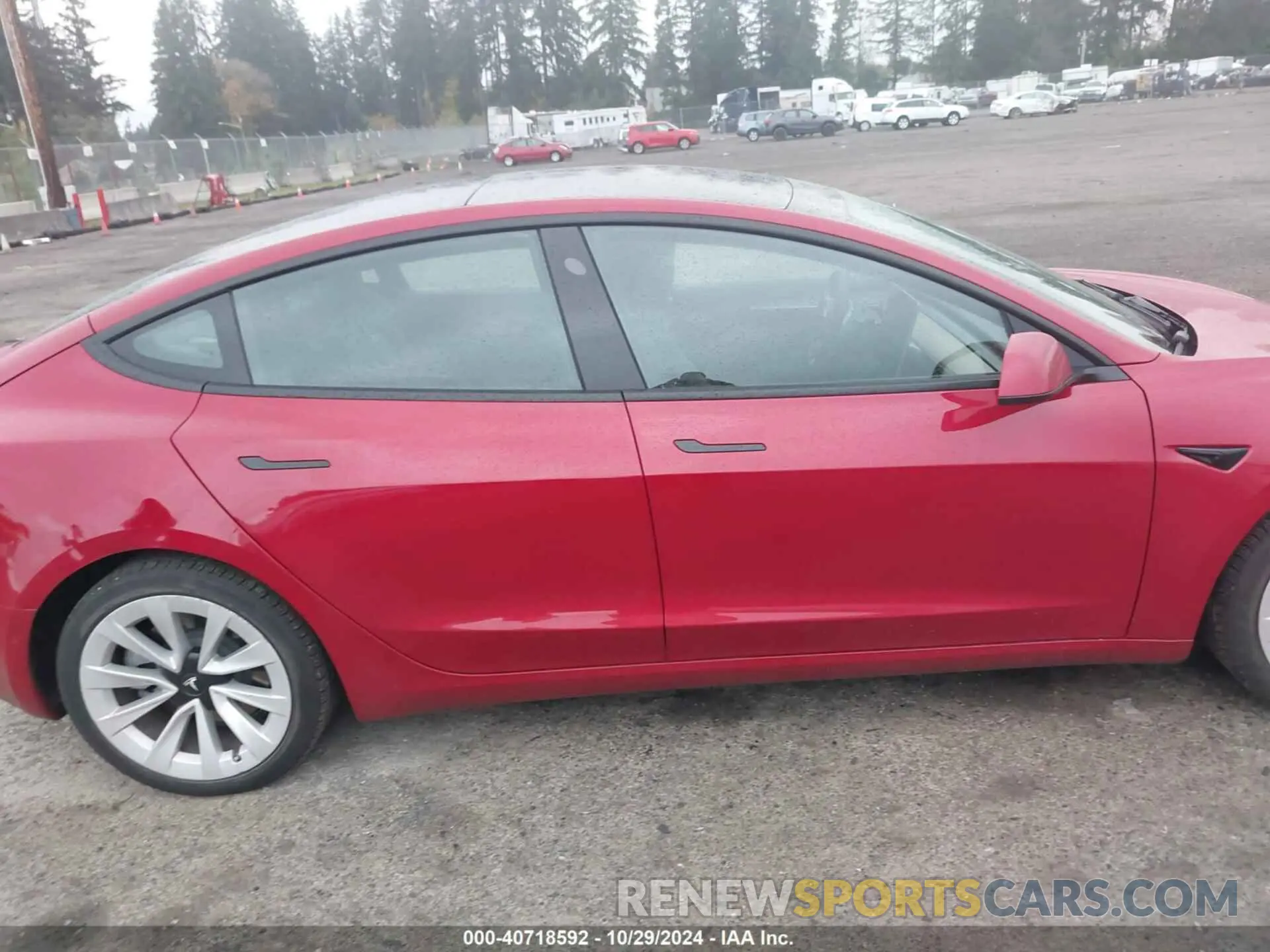 13 fotografías del automóvil dañado 5YJ3E1EB8NF273081 TESLA MODEL 3 2022