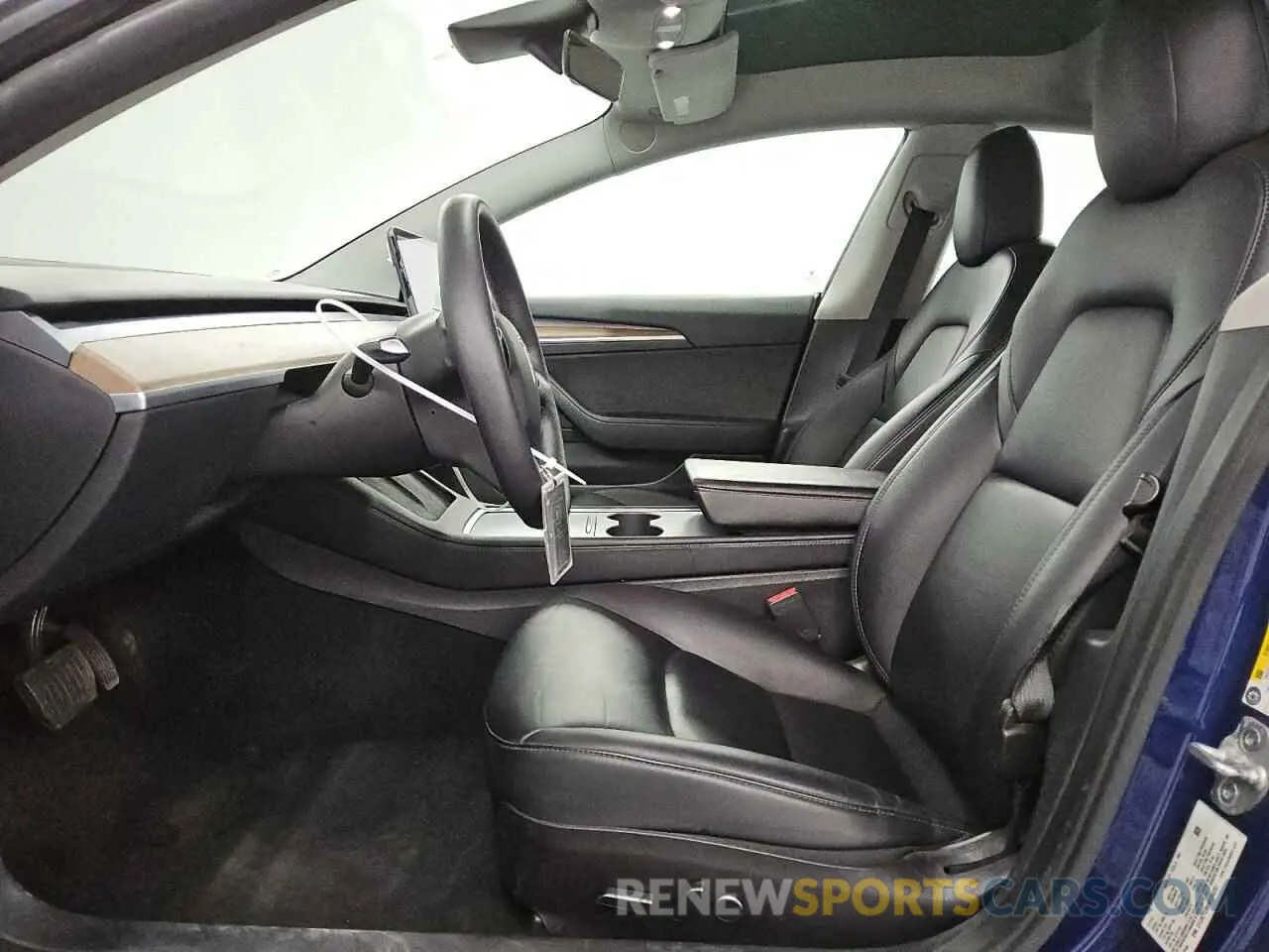 7 fotografías del automóvil dañado 5YJ3E1EB8NF286297 TESLA MODEL 3 2022