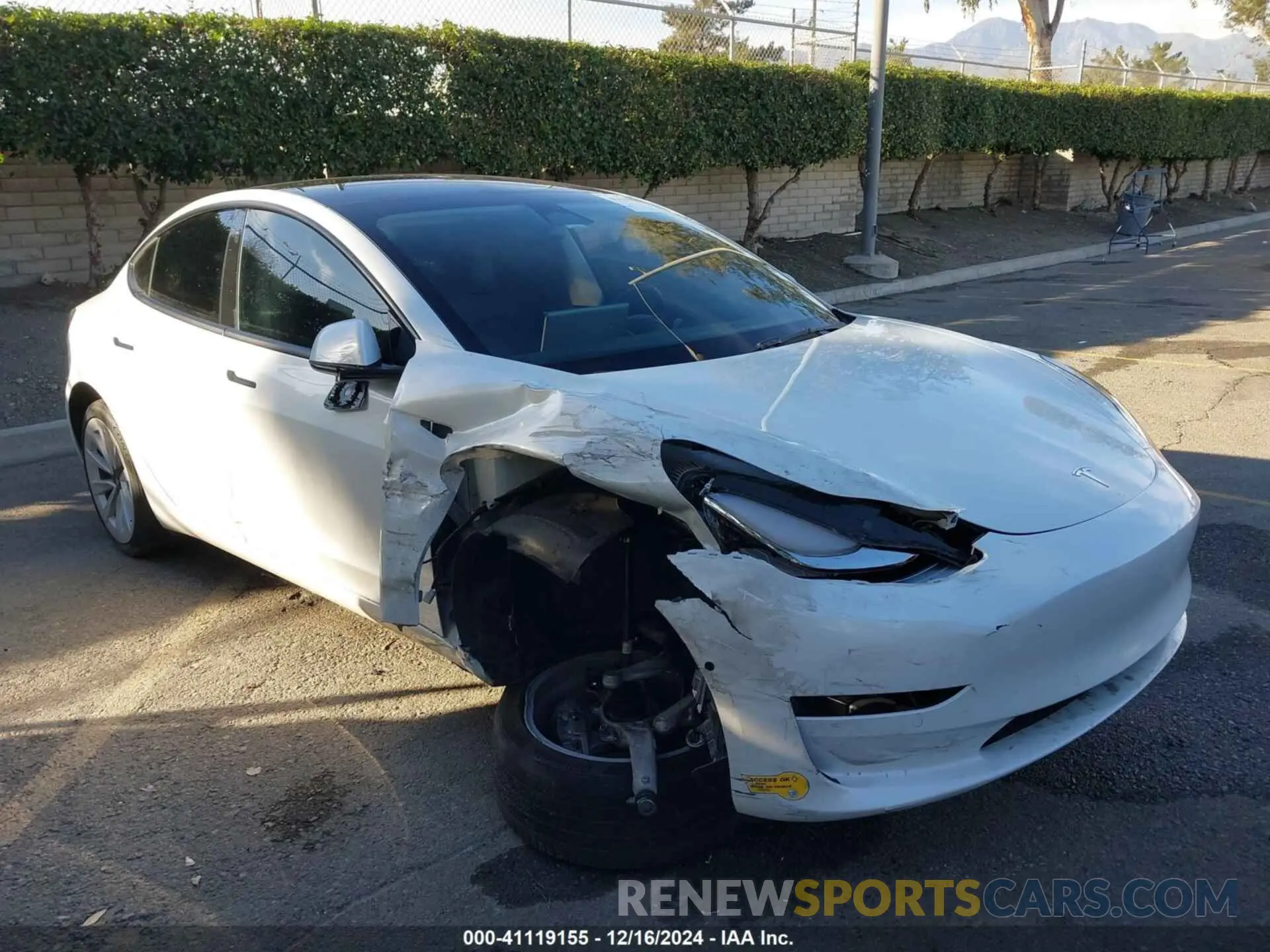 1 fotografías del automóvil dañado 5YJ3E1EB8NF296103 TESLA MODEL 3 2022