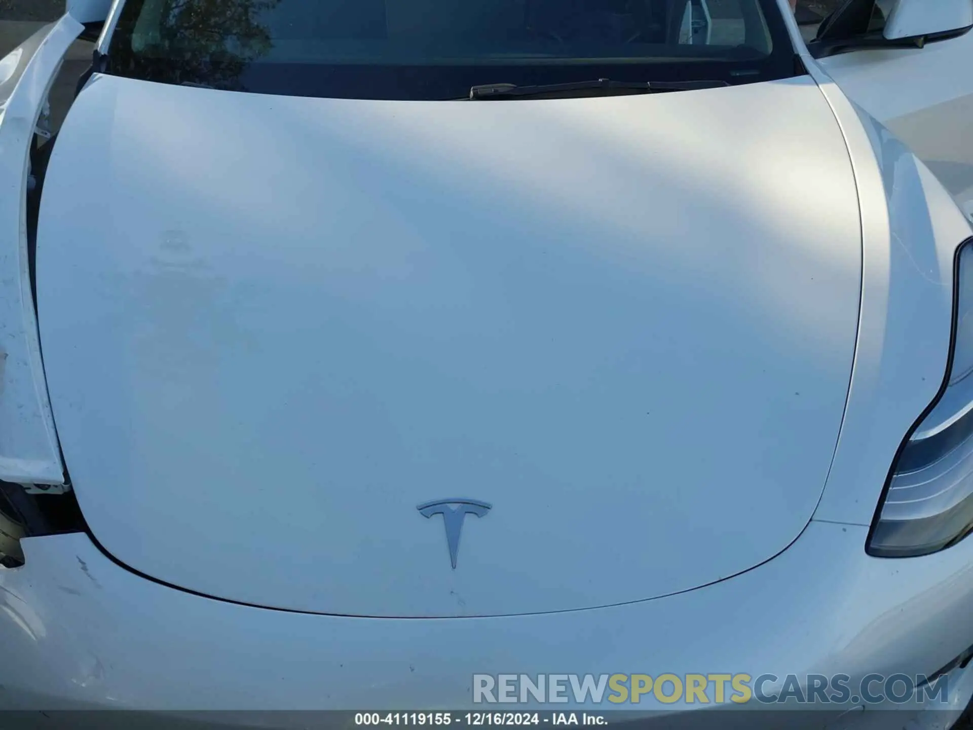 10 fotografías del automóvil dañado 5YJ3E1EB8NF296103 TESLA MODEL 3 2022