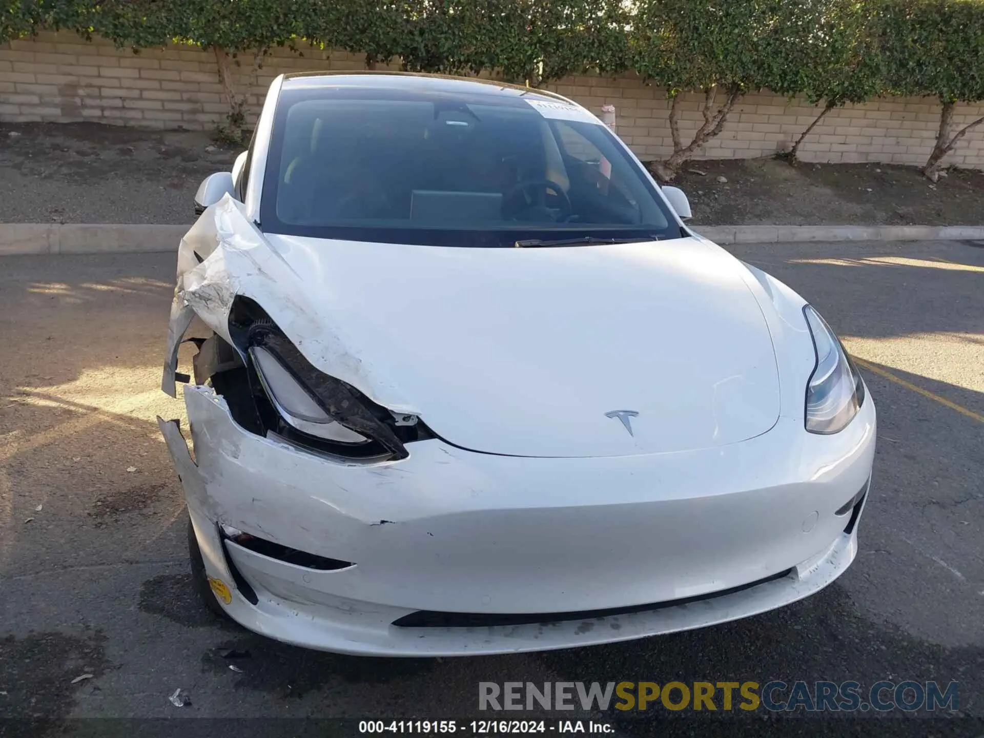 11 fotografías del automóvil dañado 5YJ3E1EB8NF296103 TESLA MODEL 3 2022
