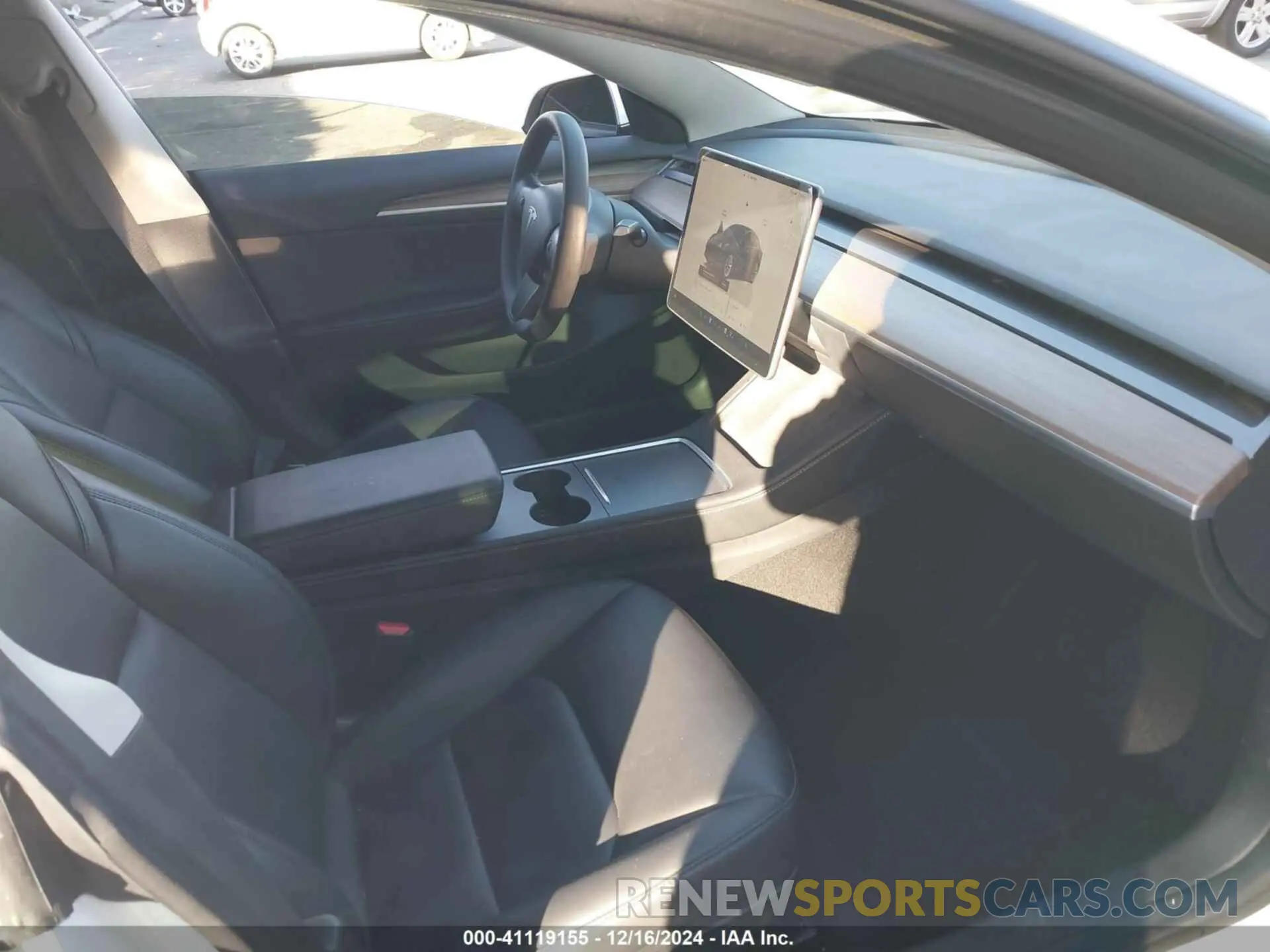 5 fotografías del automóvil dañado 5YJ3E1EB8NF296103 TESLA MODEL 3 2022