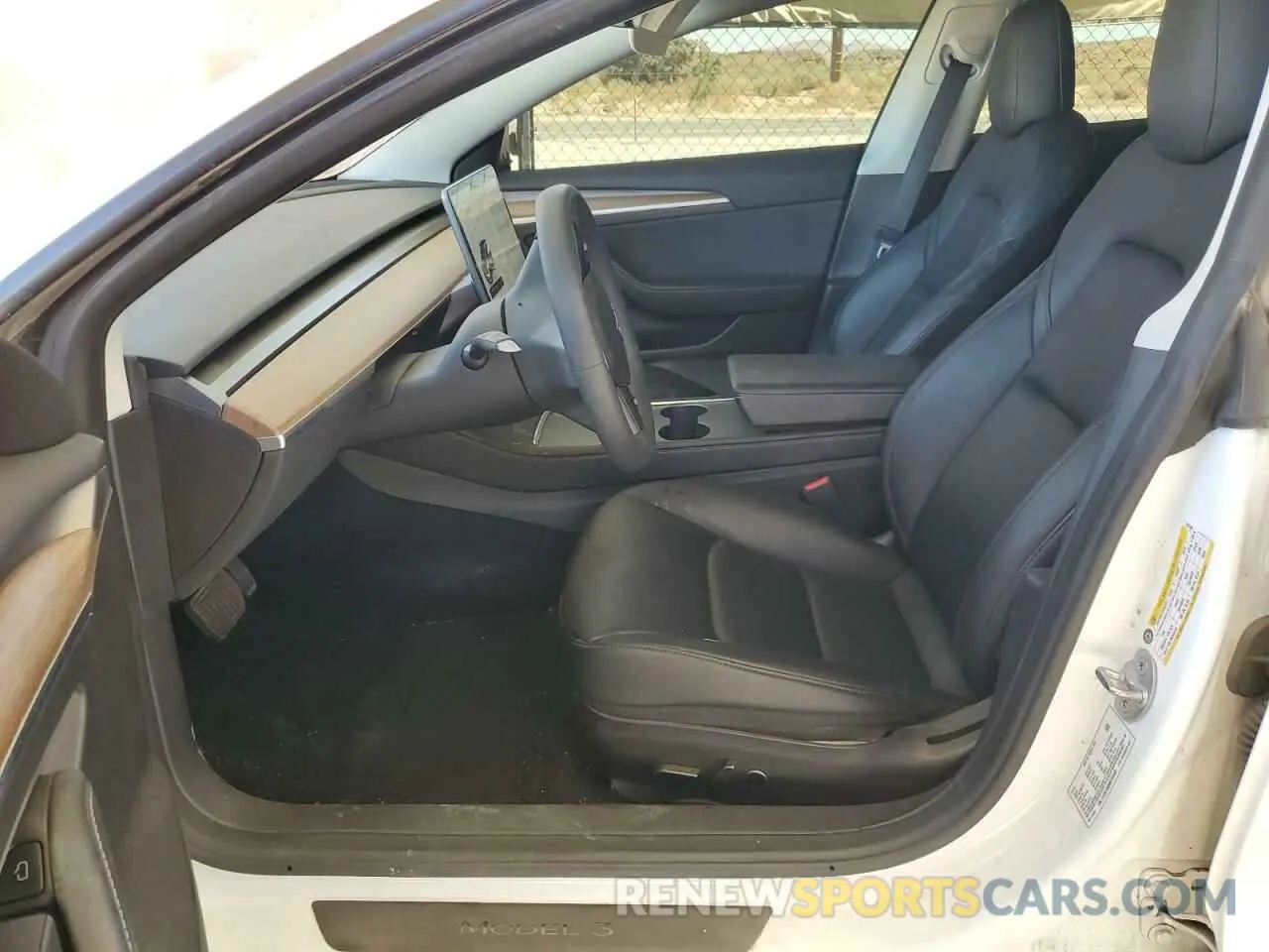 7 fotografías del automóvil dañado 5YJ3E1EB8NF297400 TESLA MODEL 3 2022