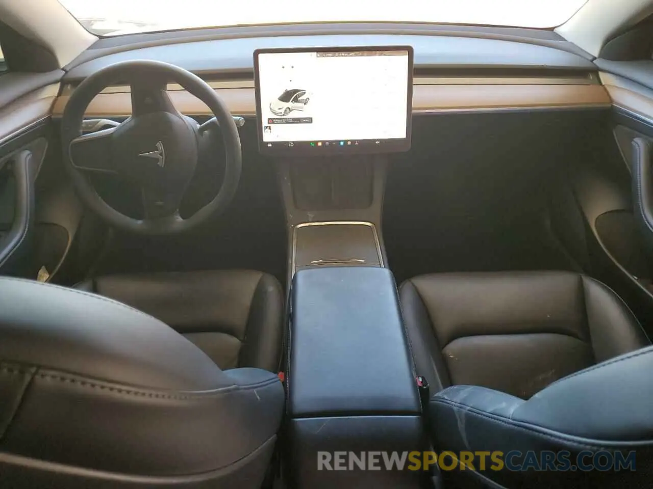 8 fotografías del automóvil dañado 5YJ3E1EB8NF297400 TESLA MODEL 3 2022
