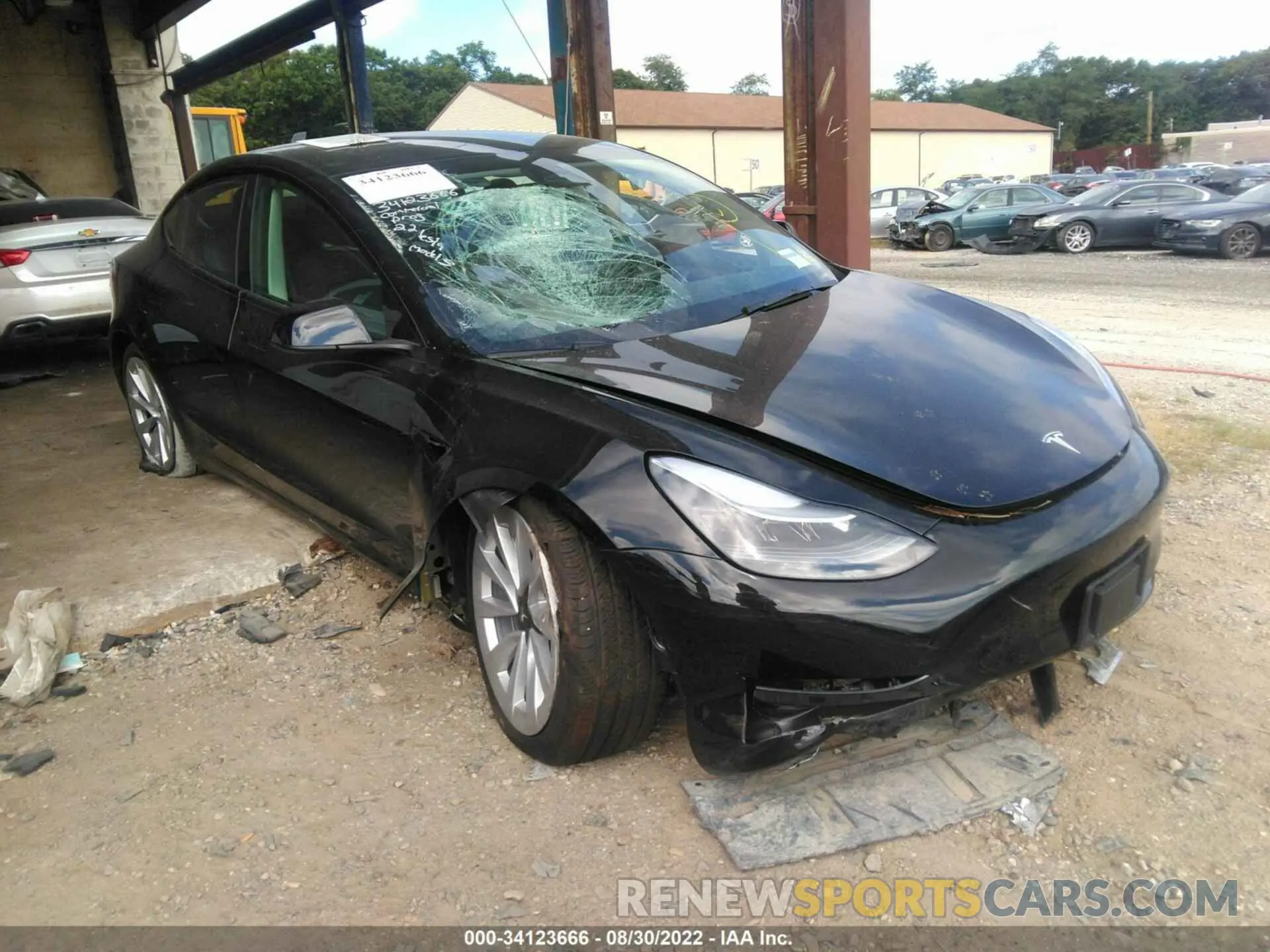 1 fotografías del automóvil dañado 5YJ3E1EB8NF311425 TESLA MODEL 3 2022
