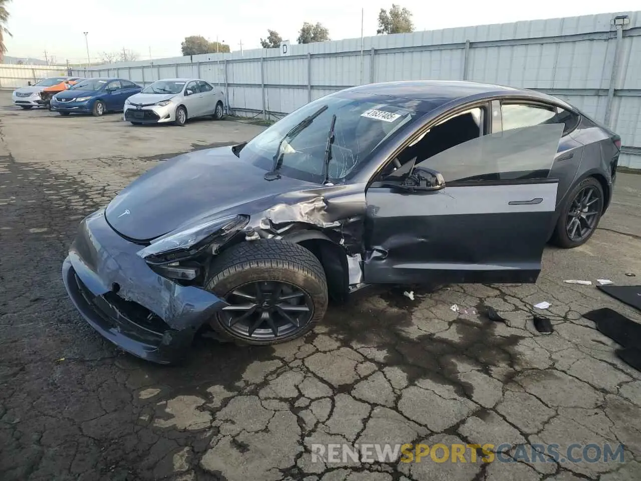1 fotografías del automóvil dañado 5YJ3E1EB8NF315197 TESLA MODEL 3 2022