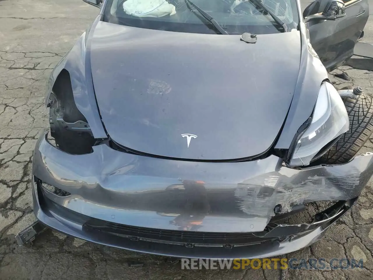13 fotografías del automóvil dañado 5YJ3E1EB8NF315197 TESLA MODEL 3 2022