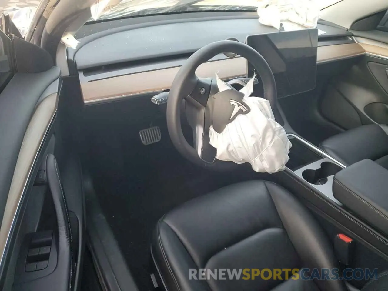 8 fotografías del automóvil dañado 5YJ3E1EB8NF315197 TESLA MODEL 3 2022
