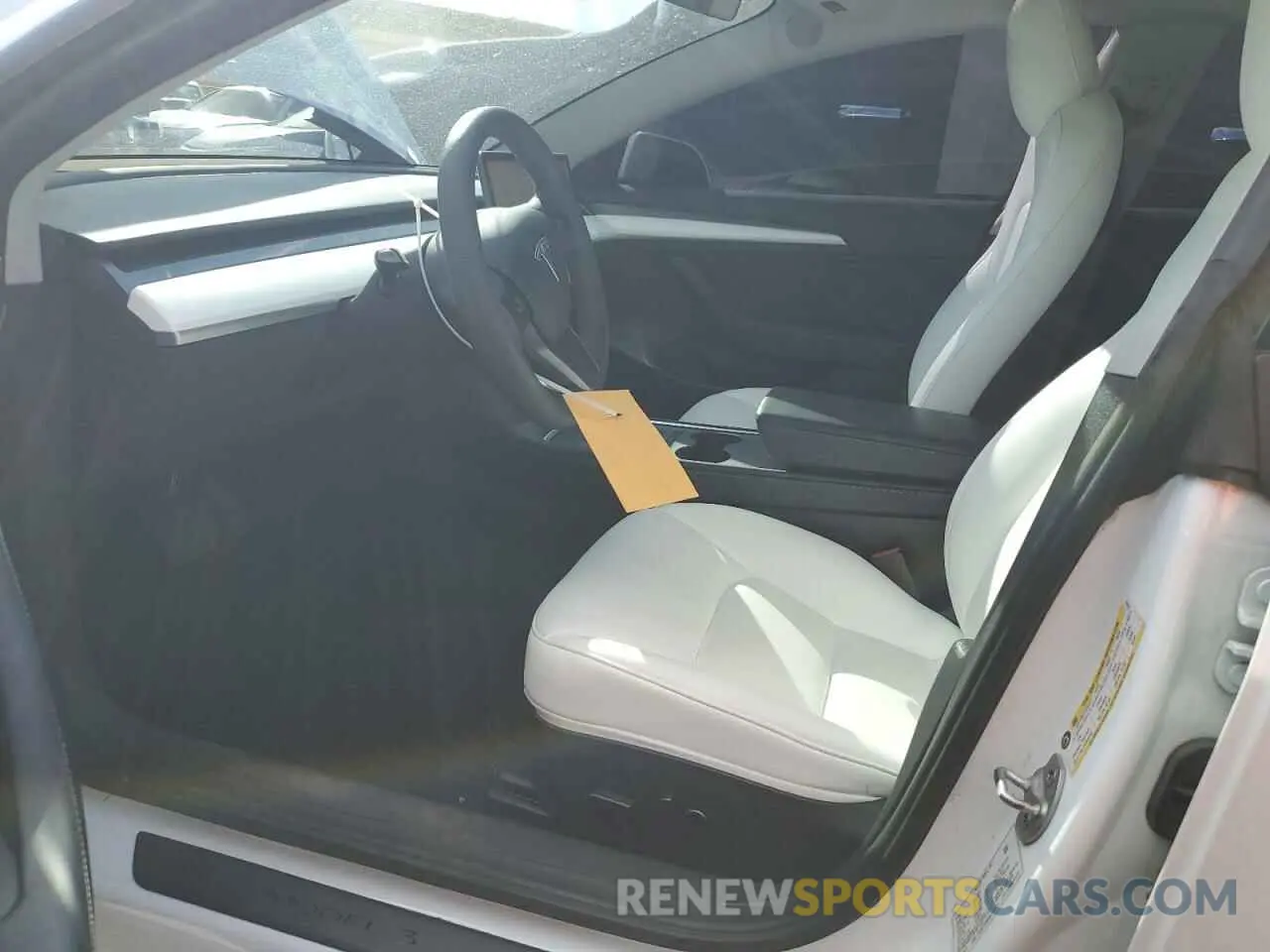 7 fotografías del automóvil dañado 5YJ3E1EB8NF315619 TESLA MODEL 3 2022